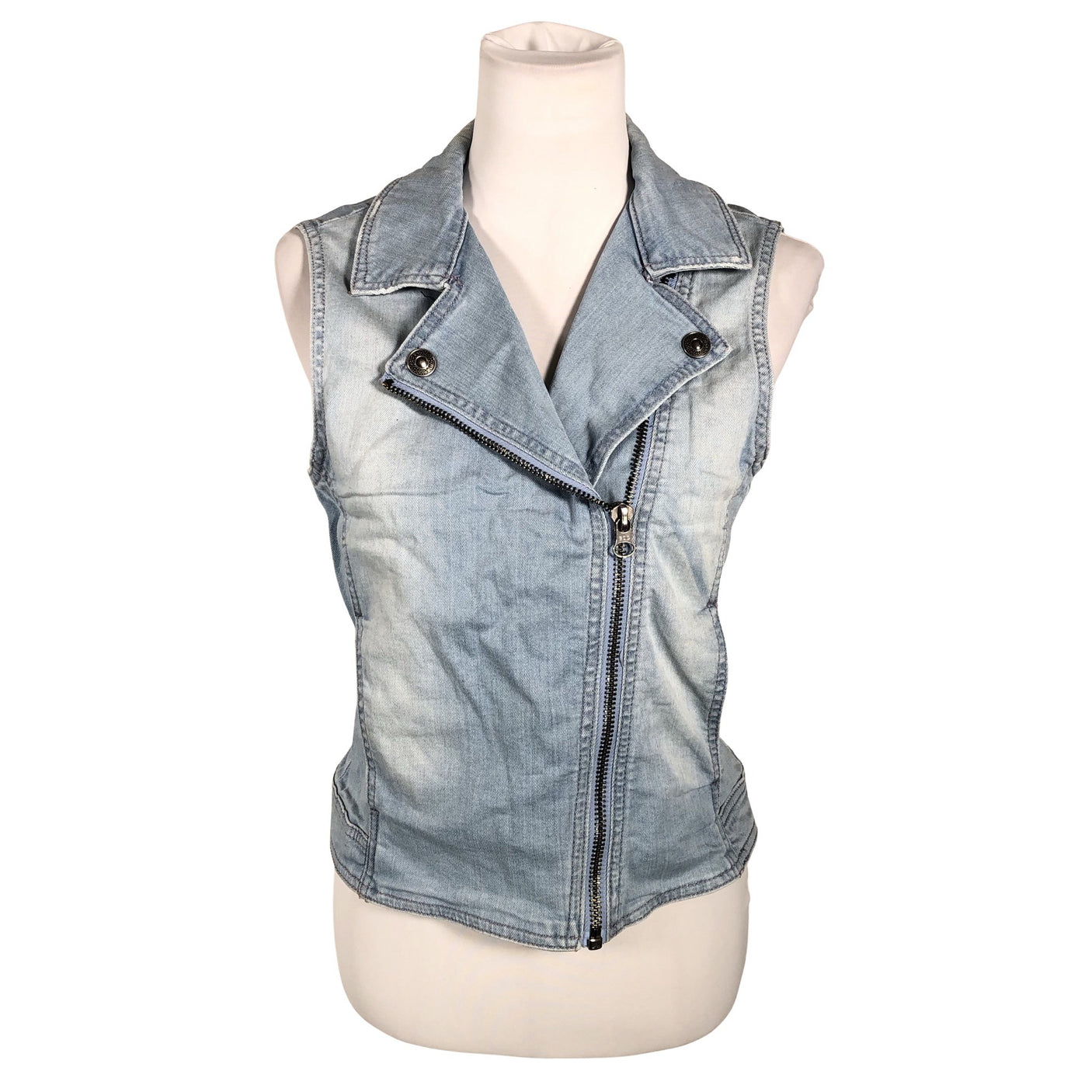 Unisex EDC by Esprit - Denim vest, size 36 - Blue (1)