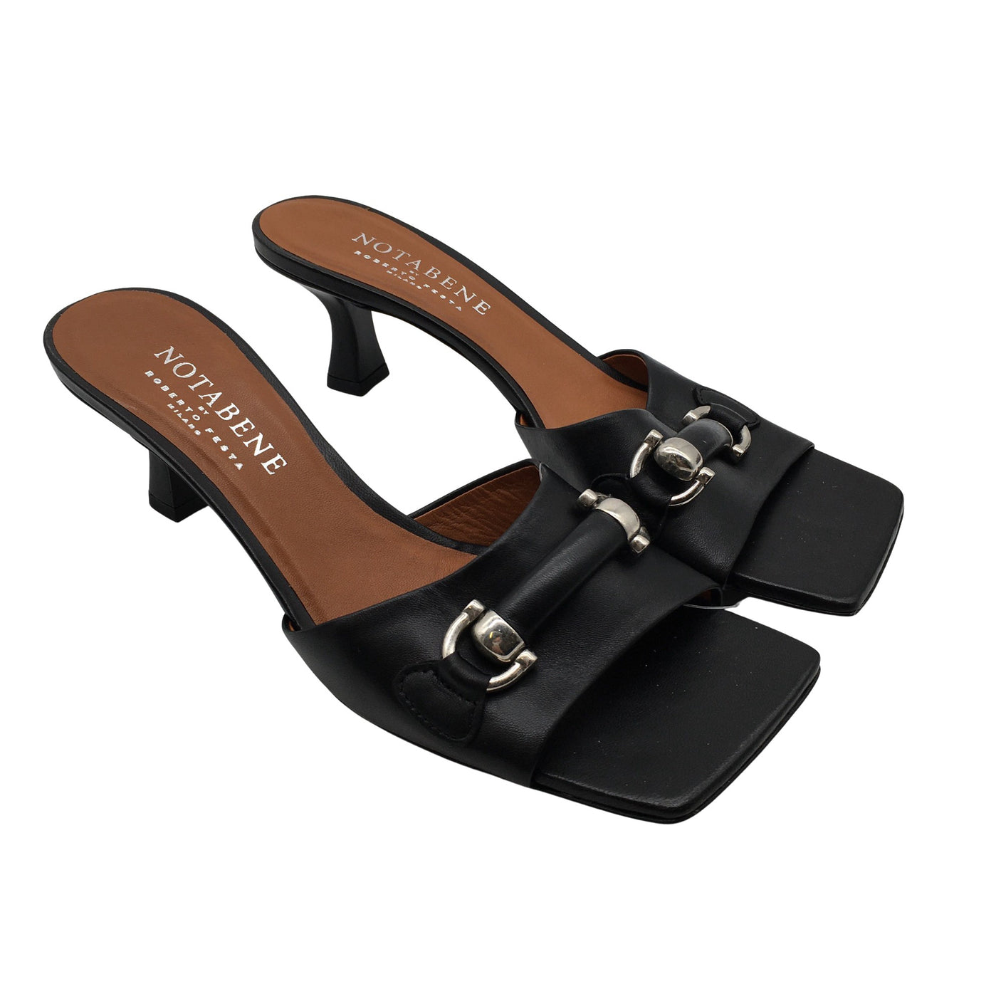 Unisex Notabene - Heeled sandals, size 41 - Black (2)