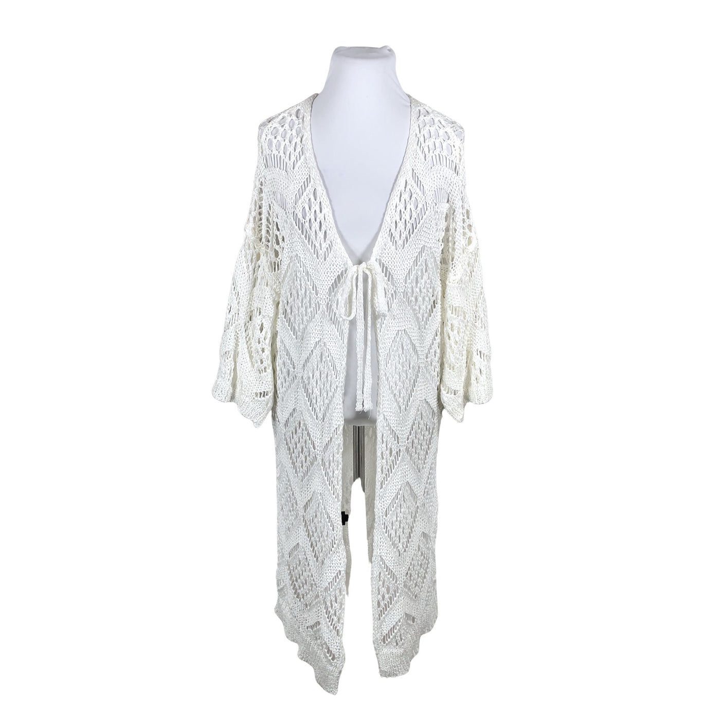 Unisex Bohemiana - Cardigan, size 44 - White (1)