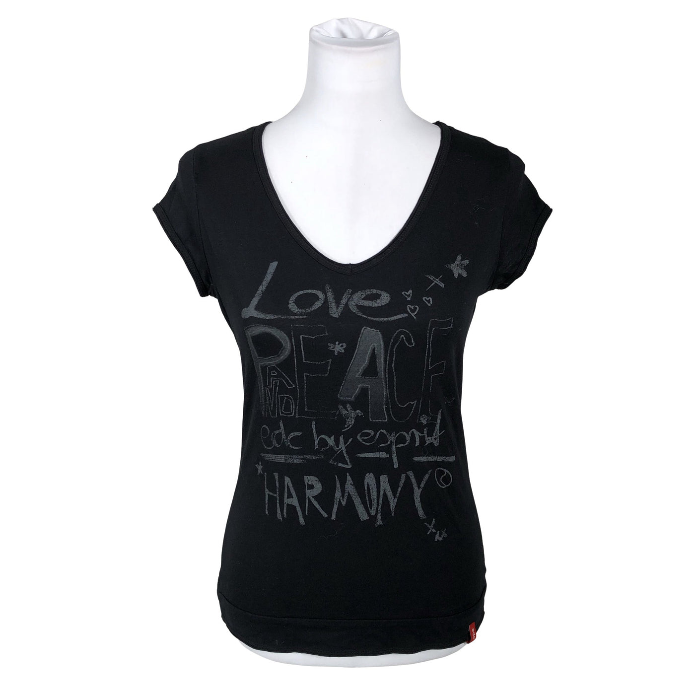 Unisex EDC by Esprit - T-shirt, size 38 - Black (1)