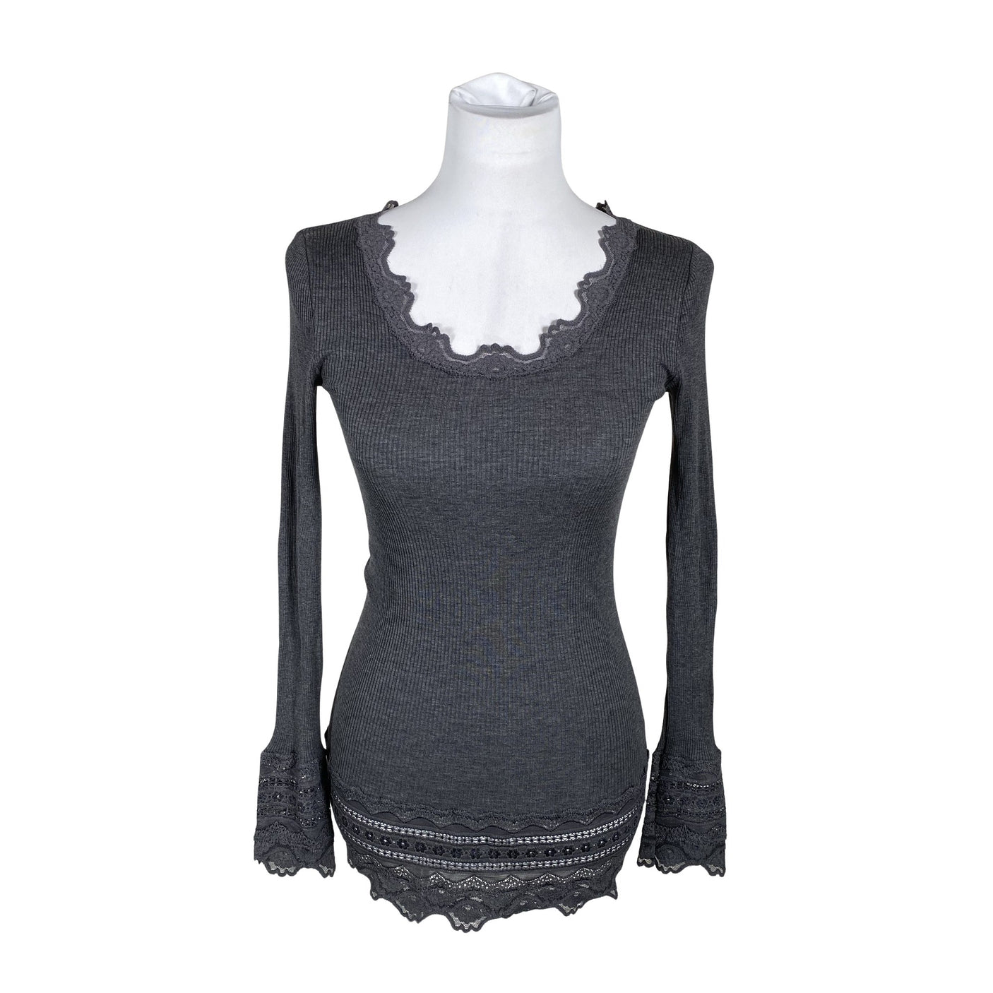 Unisex Rosemunde - Tricot shirt, size 38 - Gray (1)