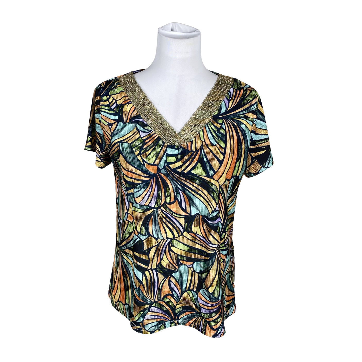 Unisex Fifilles - Short-sleeved blouse, size 38 - Green (1)