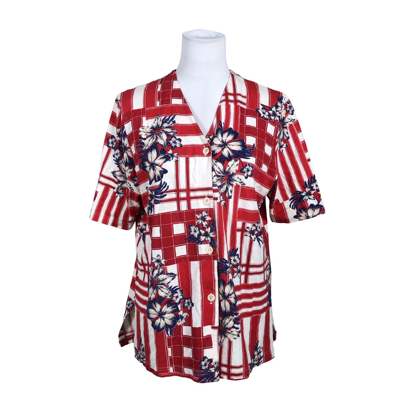 Unisex Nanso - Short-sleeved blouse, size 36 - Red (1)