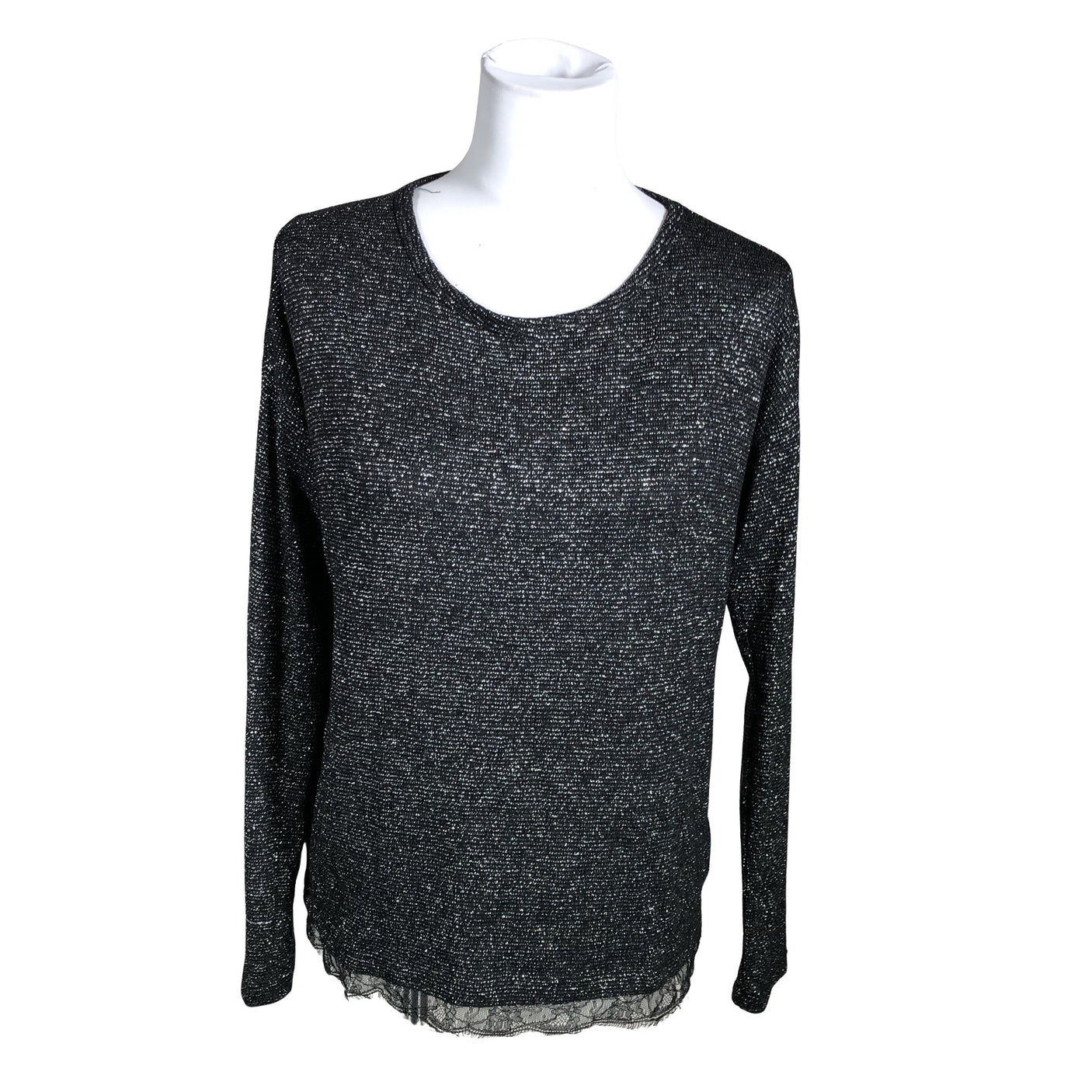 Unisex Esprit - Tricot shirt, size 40 - Black (1)