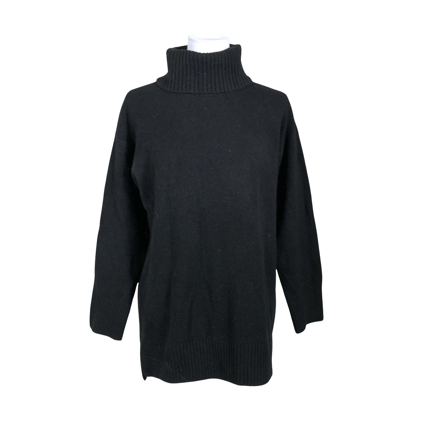 Unisex Uniqlo - Knit tunic, size 38 - Black (1)