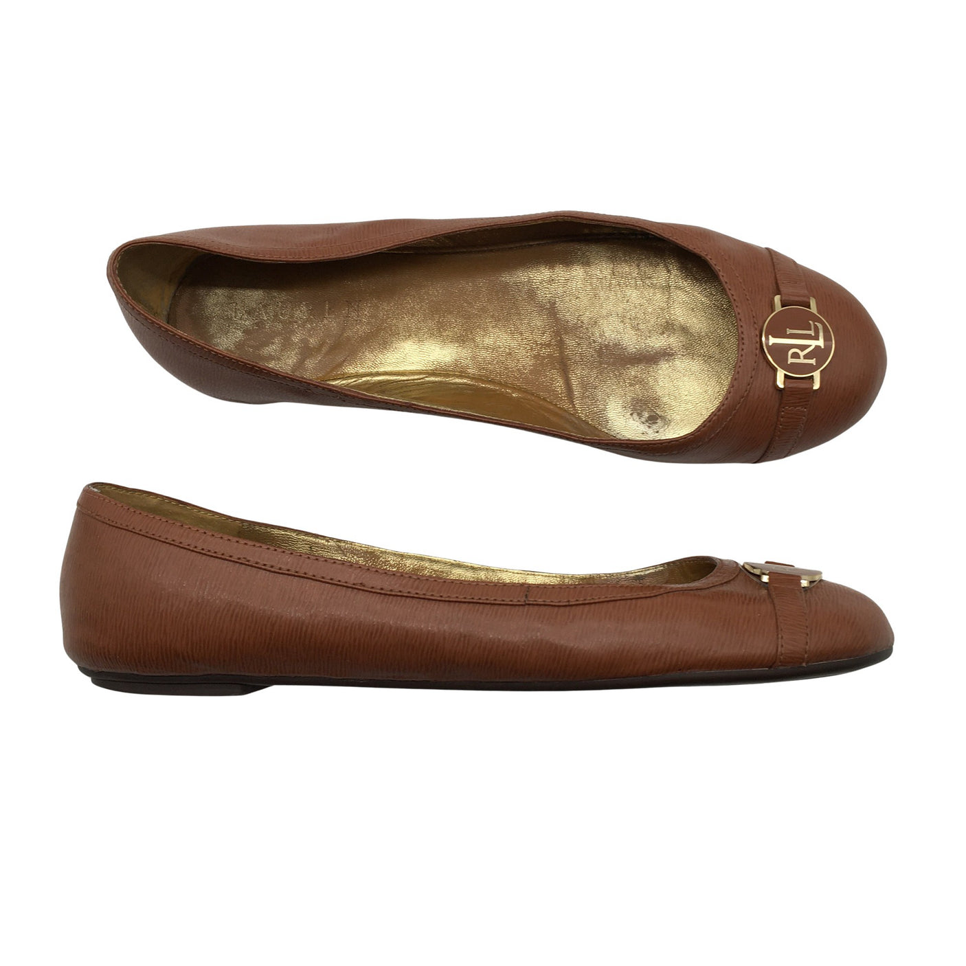 Unisex Lauren Ralph Lauren - Ballerinas, size 40 - Brown (1)