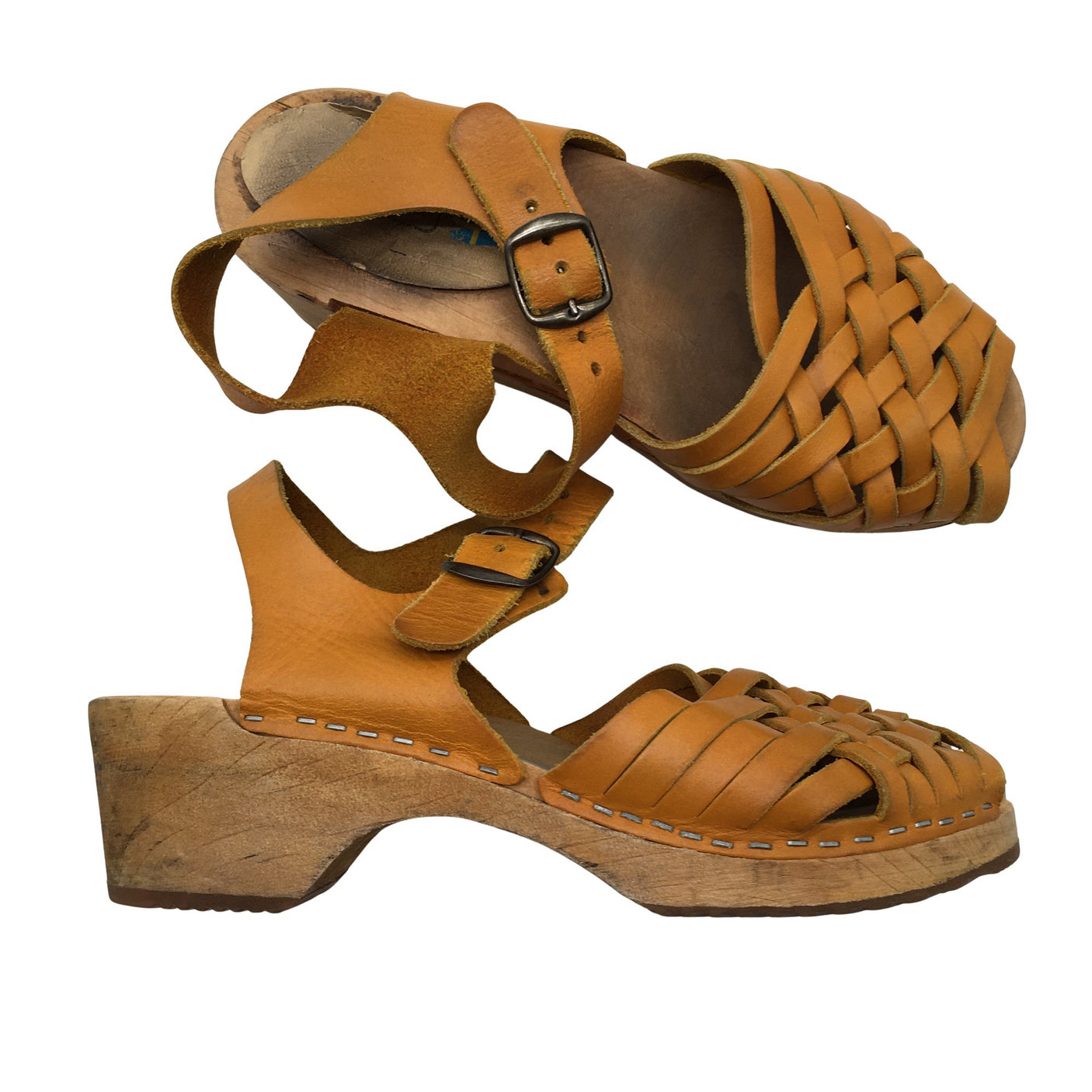 Unisex Moheda - Heeled sandals, size 36 - Orange (1)