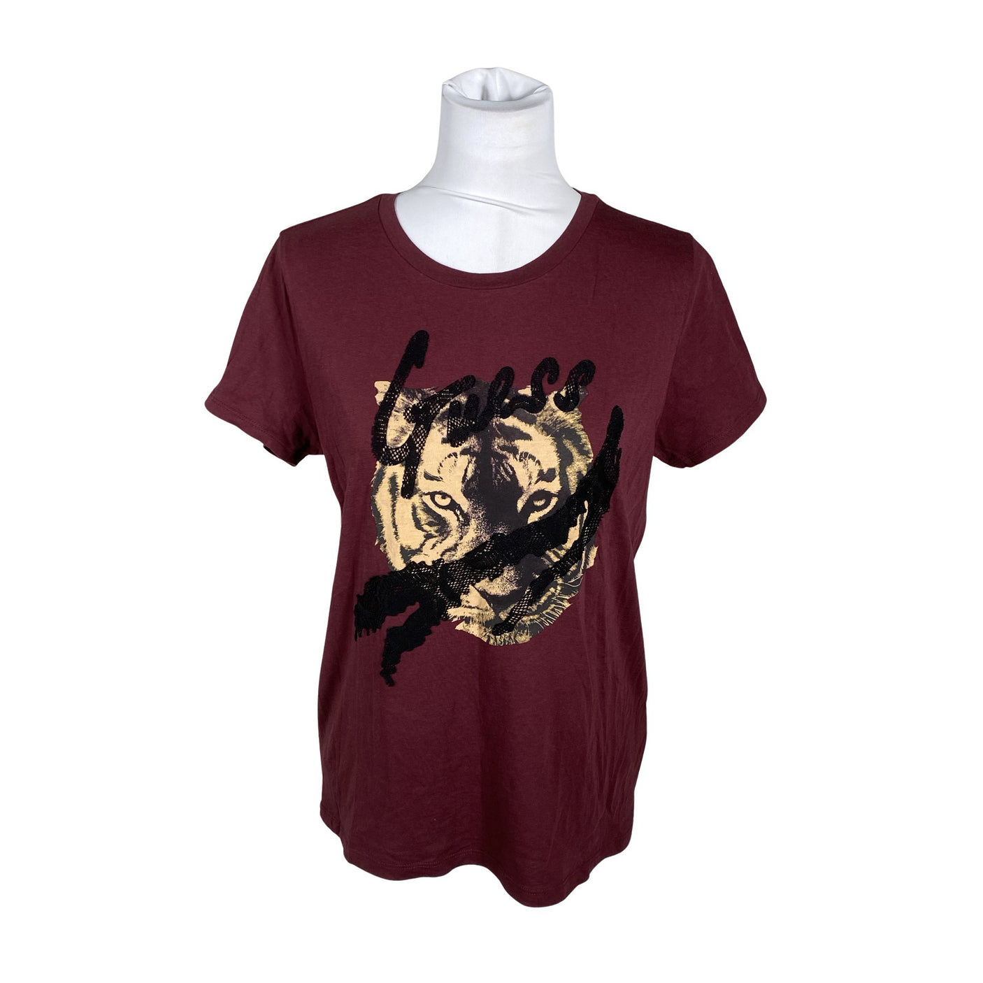 Unisex Guess - T-shirt, size 38 - Wine red (1)