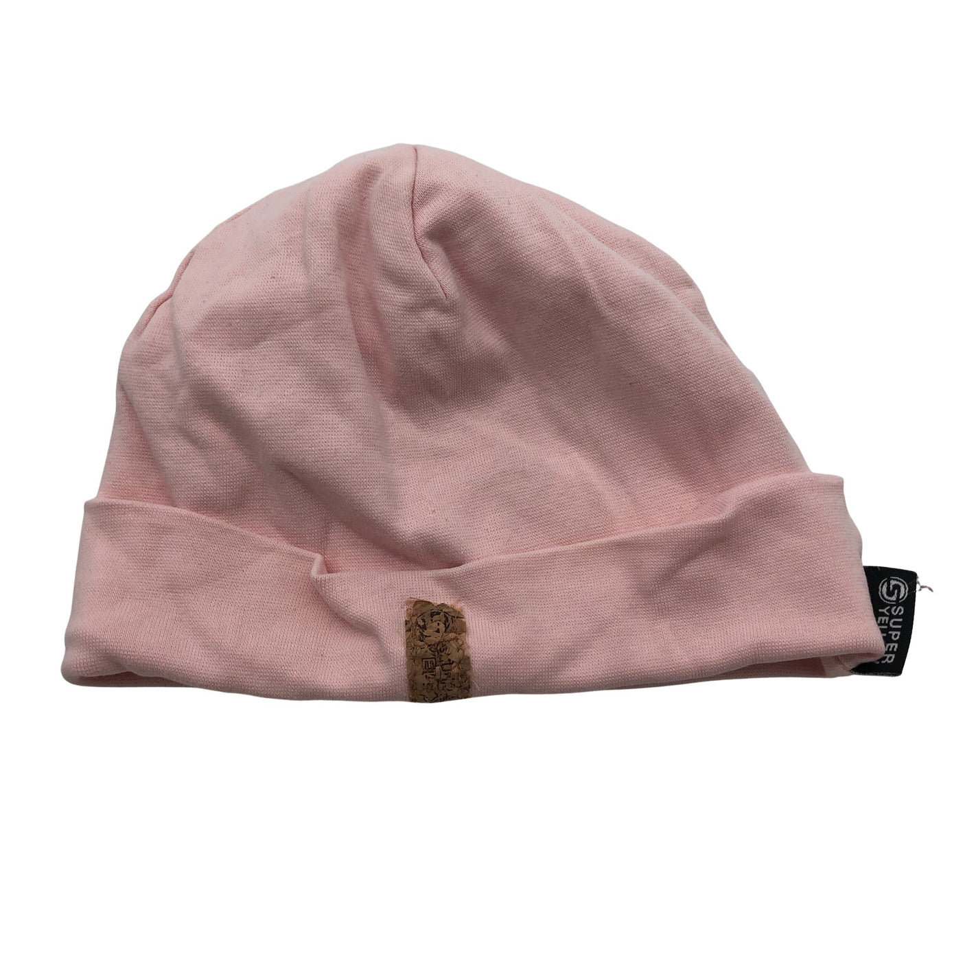 Unisex Super Yellow - Lightweight beanie, size 52 - 54 cm - Light pink (1)