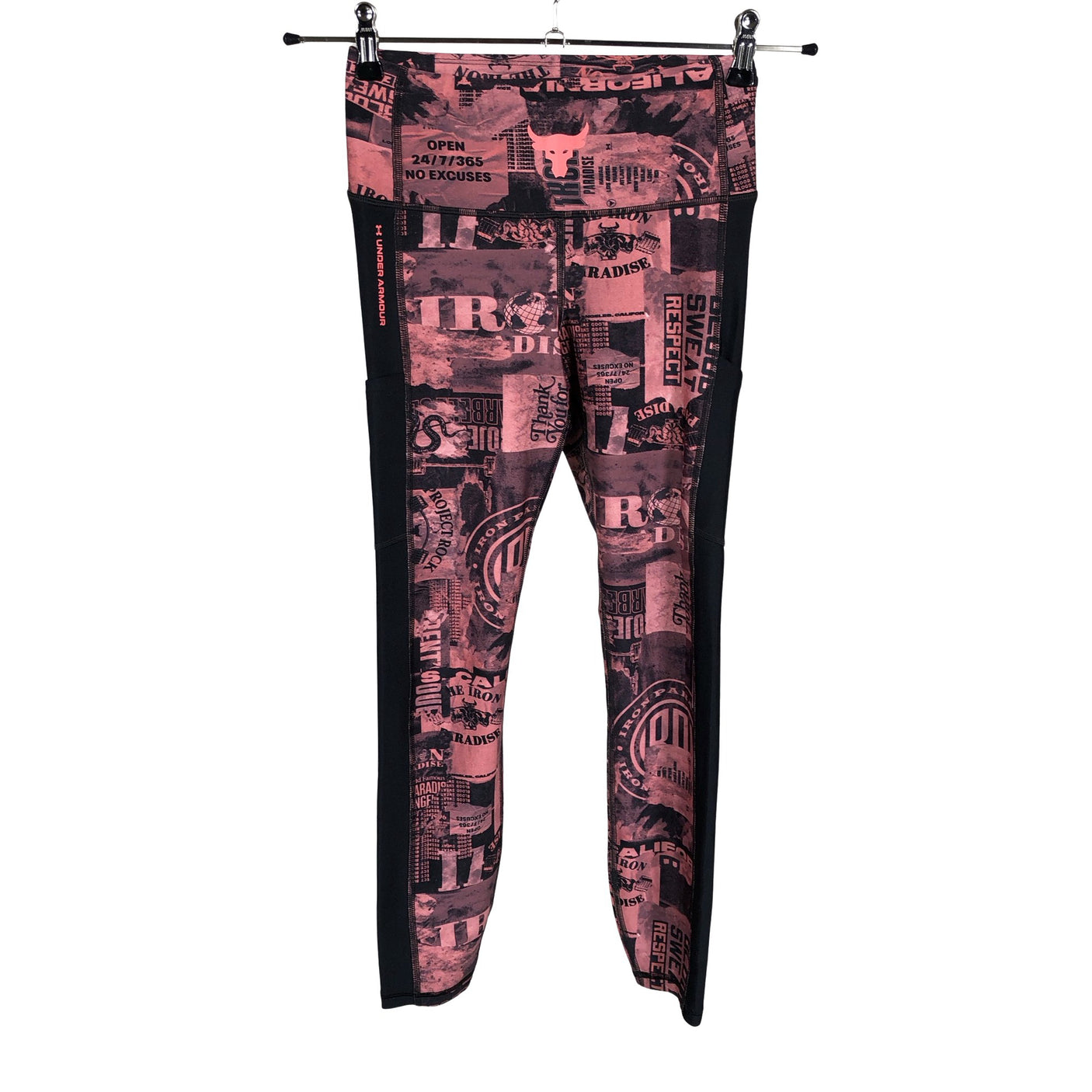 Unisex Under Armour - Sports tights, size 38 - Light pink (1)