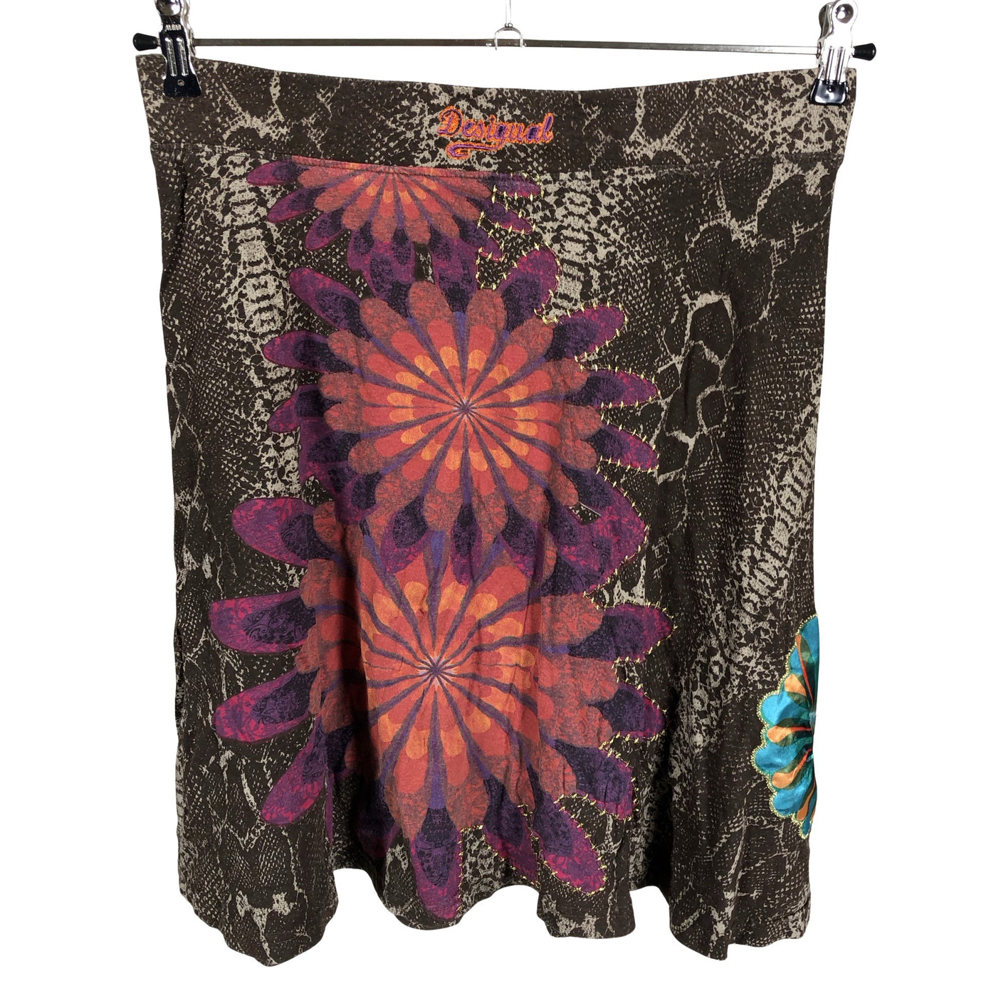 Unisex Desigual - Tricot skirt, size 38 - Brown (1)