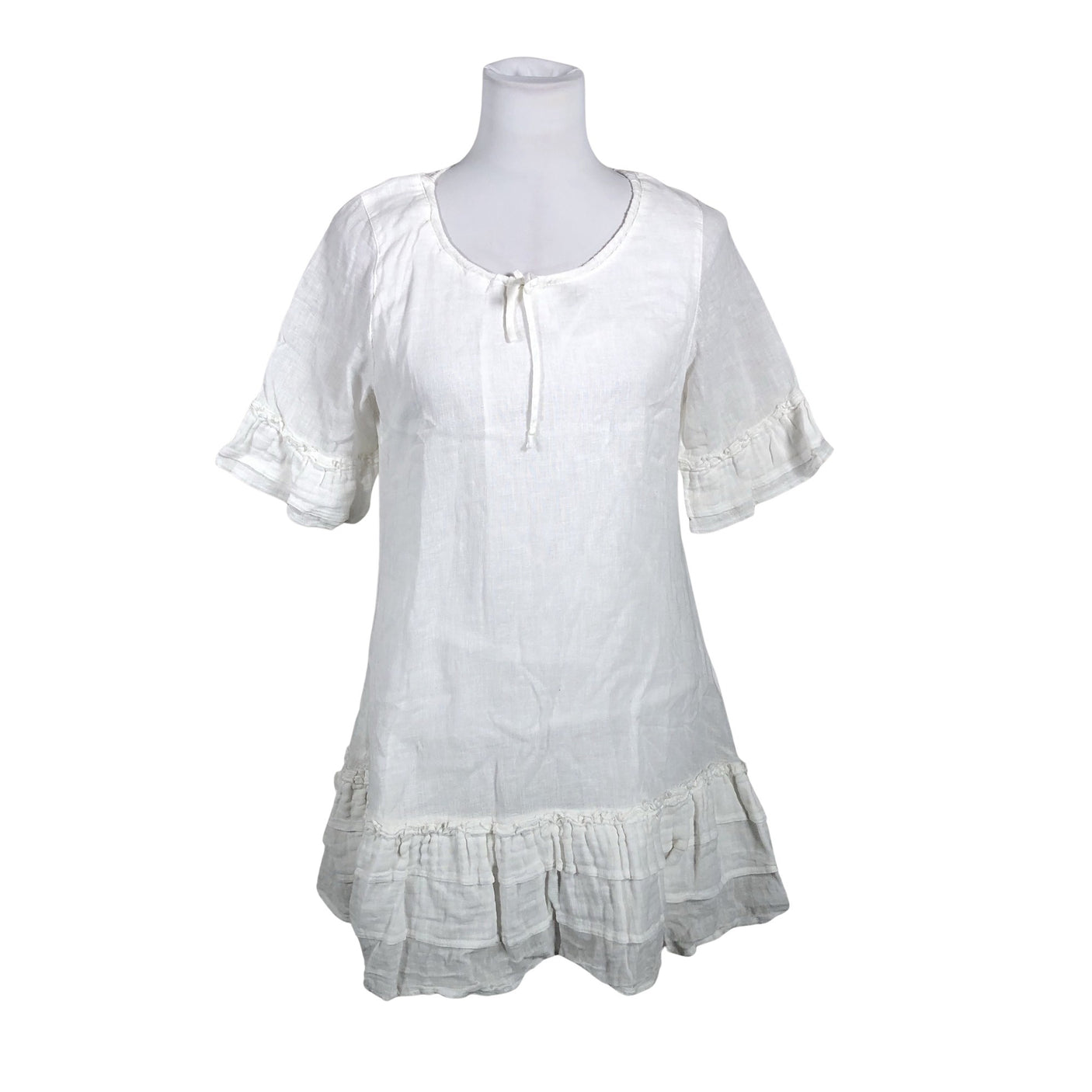 Unisex Cream - Dress, size 38 - White (1)