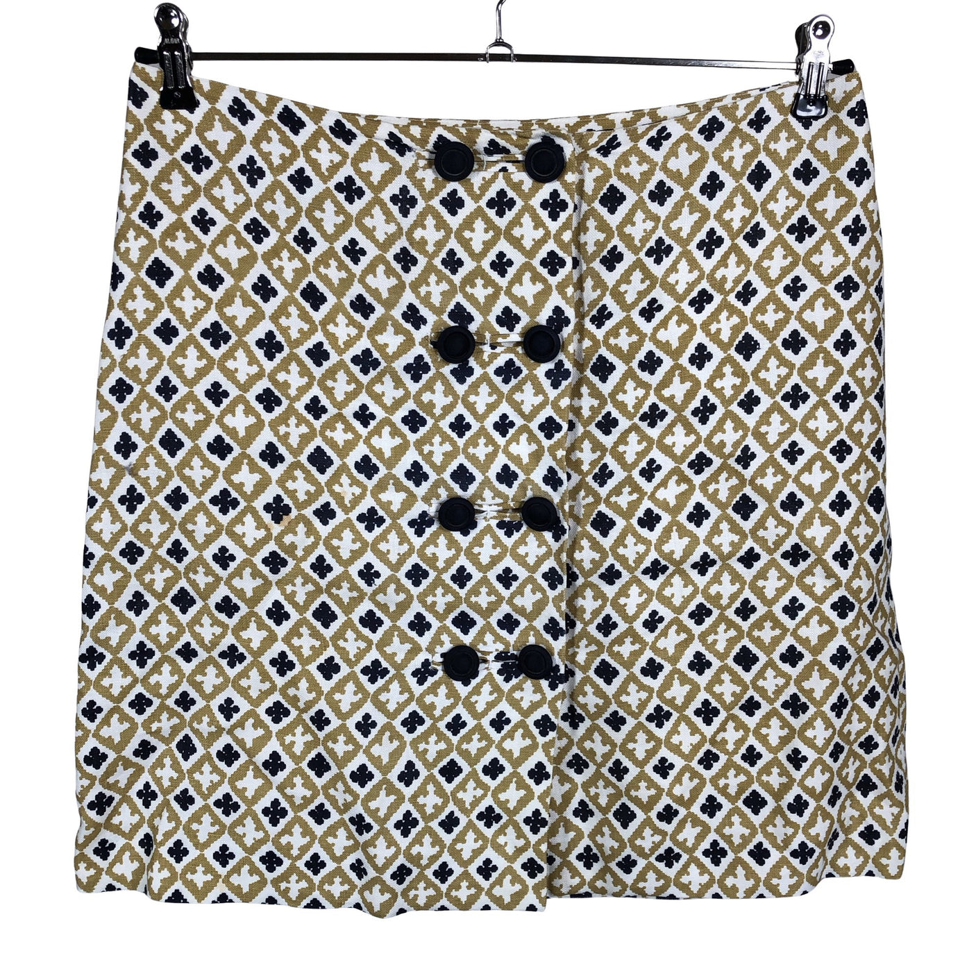 Unisex Massimo Dutti - Fabric skirt, size 40 - Brown (1)