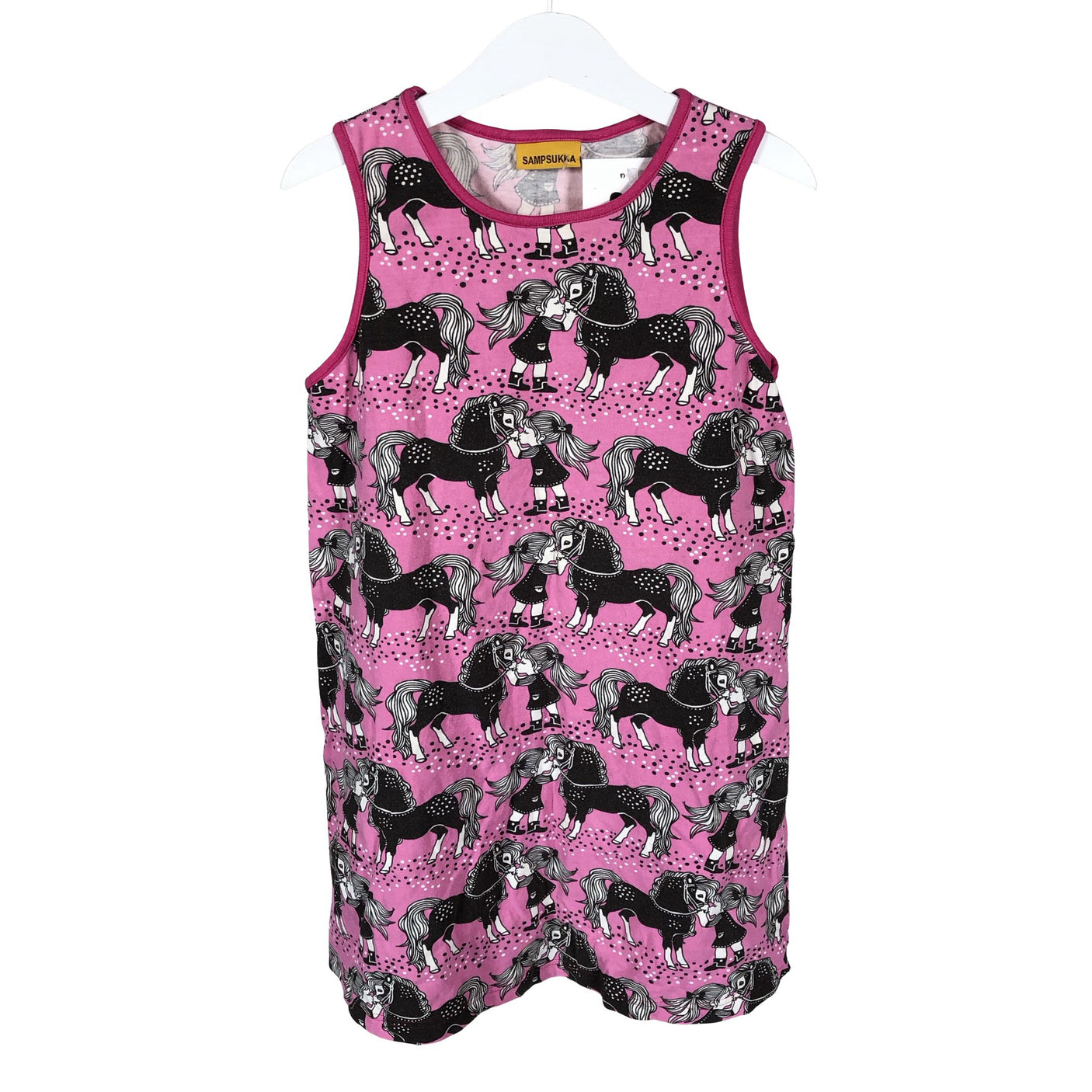 Unisex Sampsukka - Tricot dress, size 116 - 122 - Pink (1)