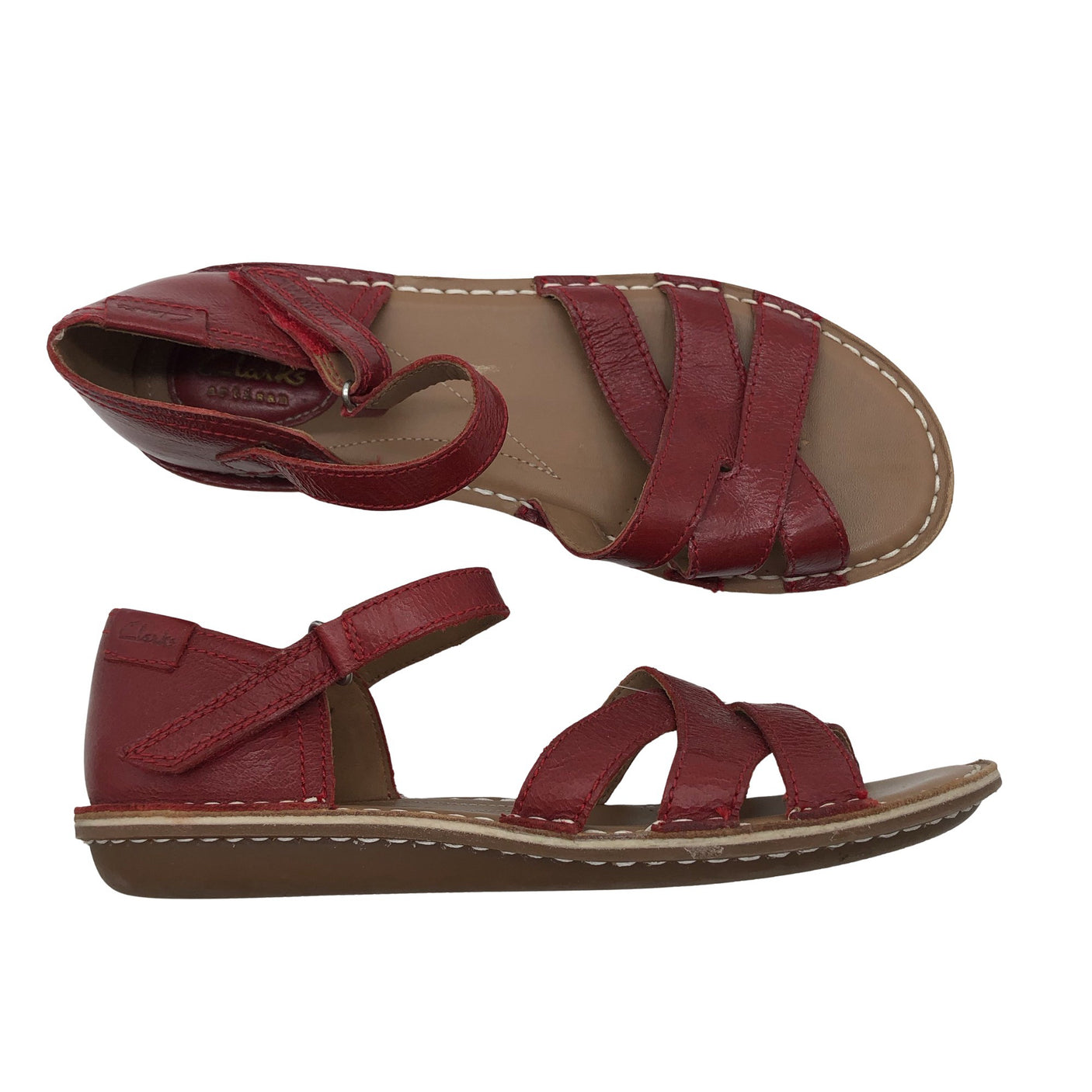 Unisex Clarks - Sandals, size 39 - Red (1)