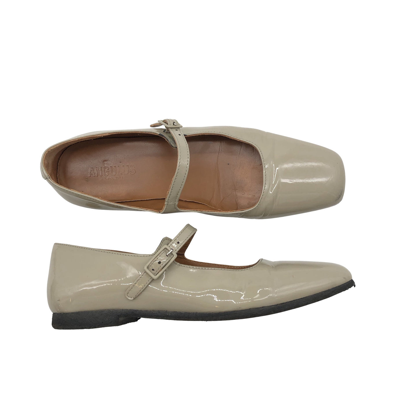 Unisex Angulus - Ballerinas, size 38 - Beige (1)