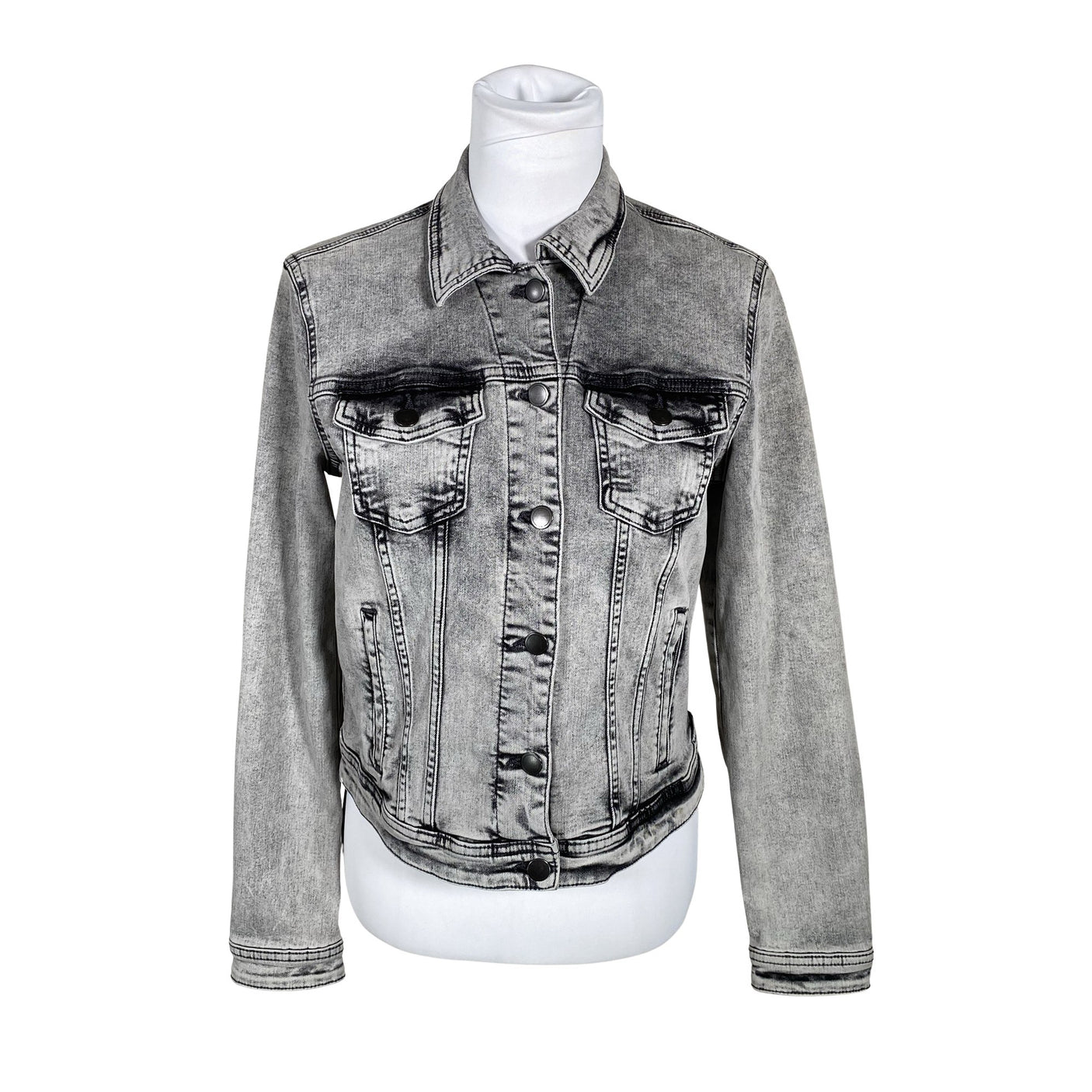 Unisex Esprit - Denim jacket, size 38 - Gray (1)