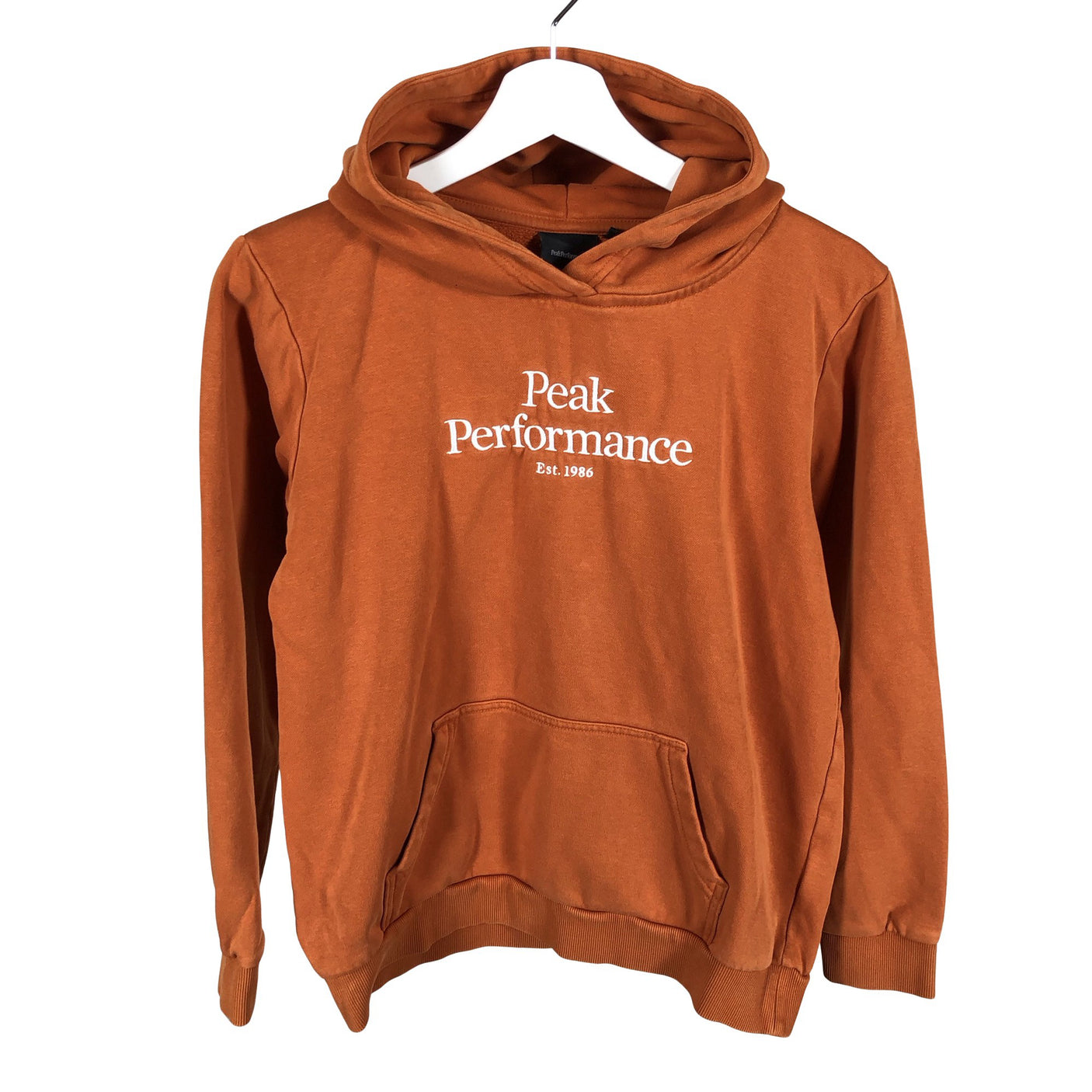 Unisex Peak Performance - Hoodie, size 164 - 170 - Orange (1)