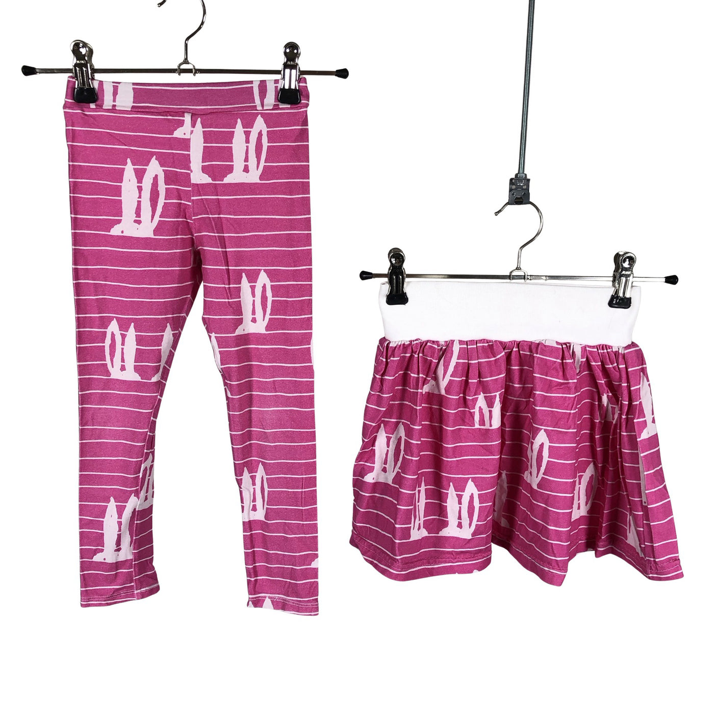 Unisex Handmade - Tricot skirt, size 98 - 104 - Pink (1)