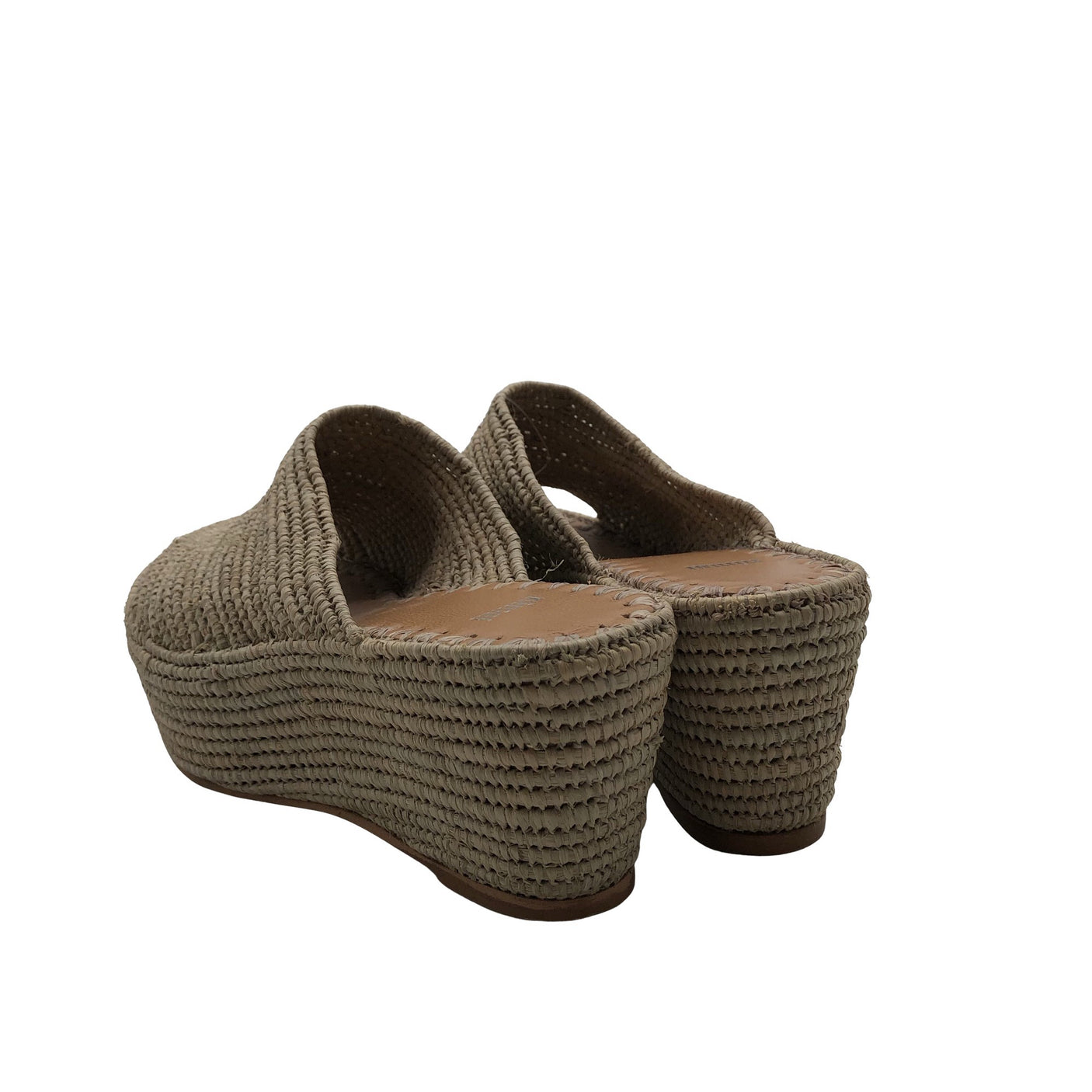 Unisex Nimal - Wedge sandals, size 38 - Beige (2)