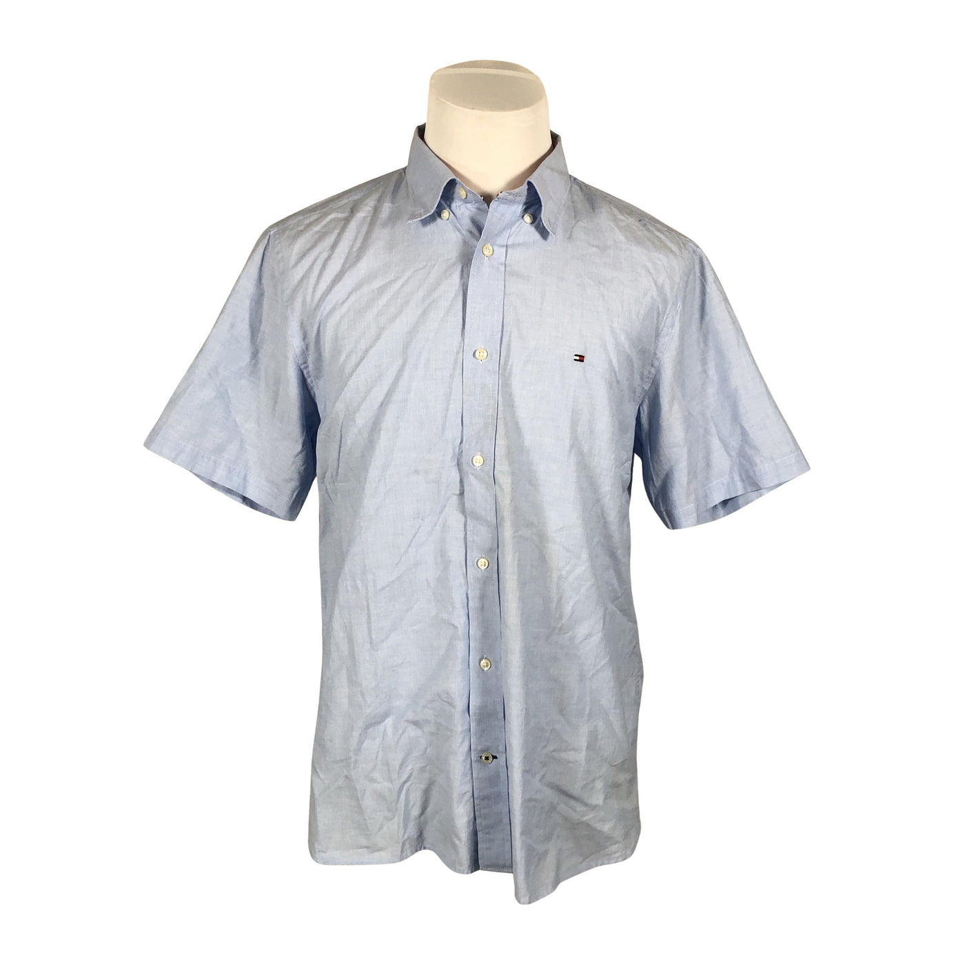Unisex Tommy Hilfiger - Collared shirt, size 42 - Blue (1)