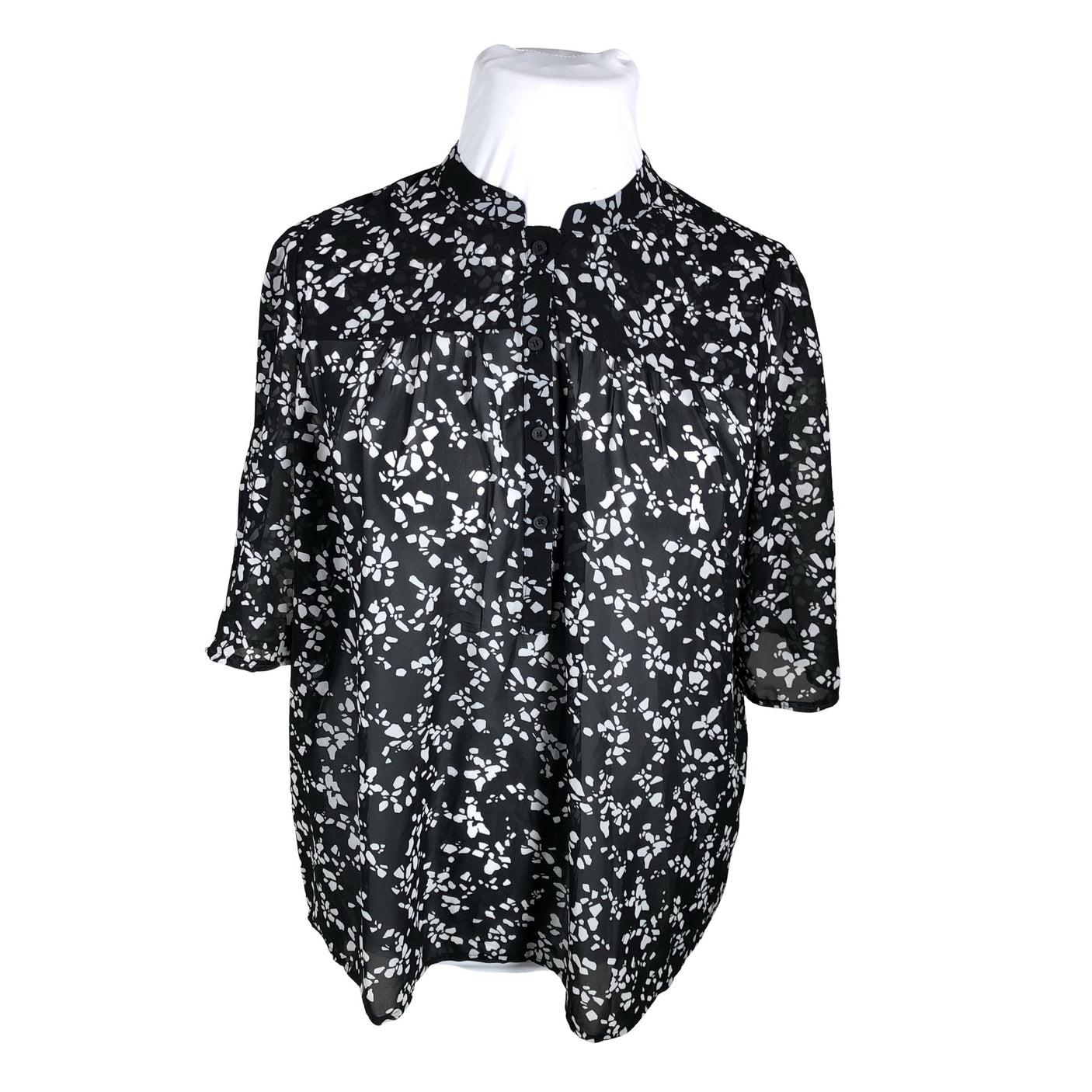 Unisex Esprit - Short-sleeved blouse, size 42 - Black (1)