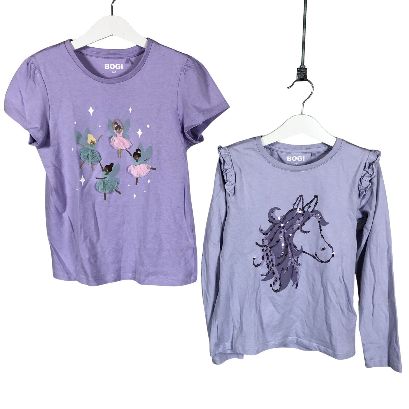Unisex Bogi - Tricot shirt, size 134 - 140 - Violet (1)