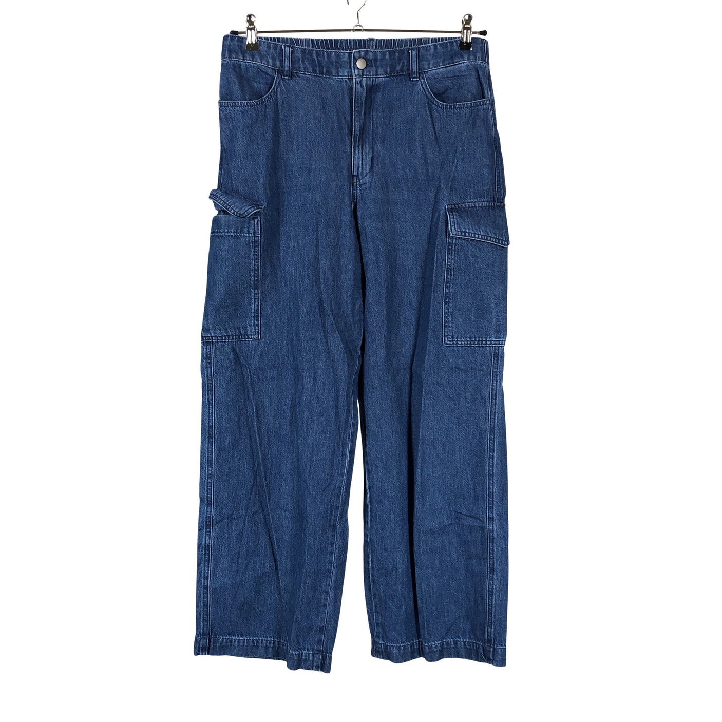 Unisex Uniqlo - Cargo pants, size 40 - Blue (1)