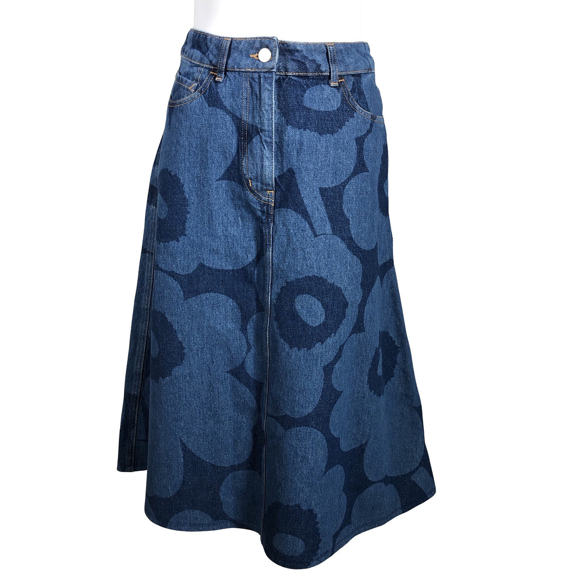 Unisex Marimekko - Denim skirt, size 36 - Blue (1)