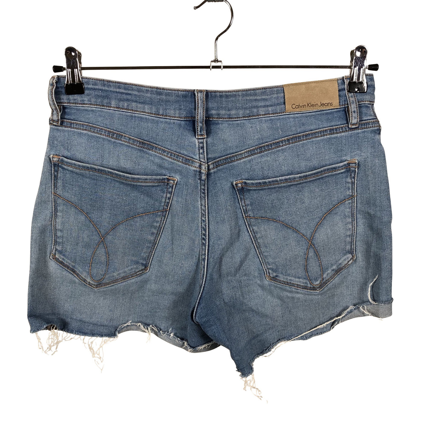 Unisex Calvin Klein Jeans - Denim shorts, size W28 - Light blue (2)