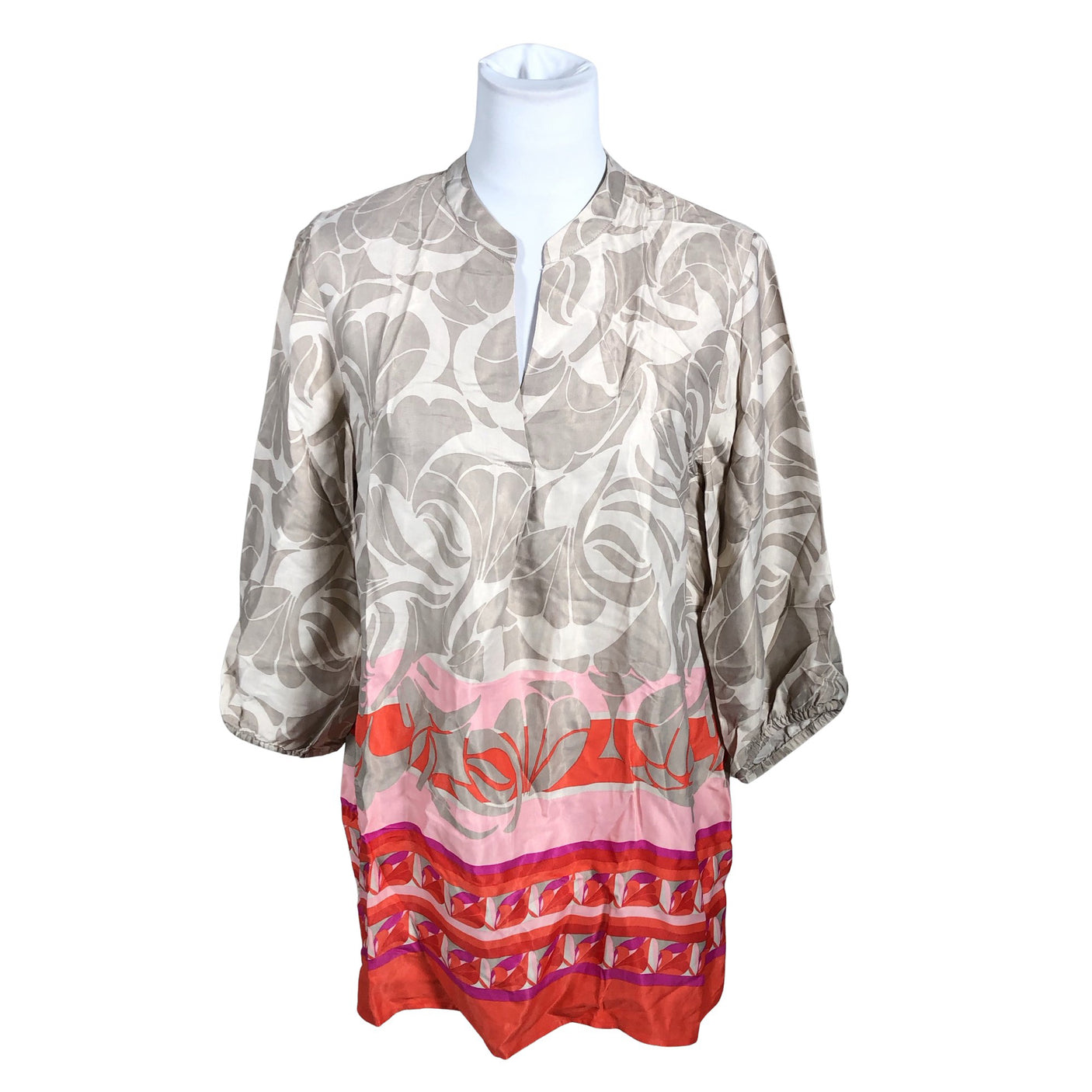 Unisex Betty Barclay - Schiffon tunic, size 40 - Beige (1)