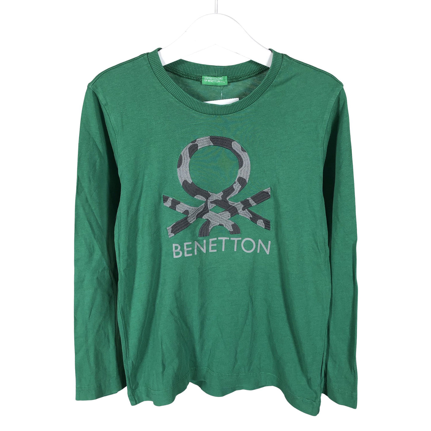Unisex Benetton - Tricot shirt, size 116 - 122 - Green (1)
