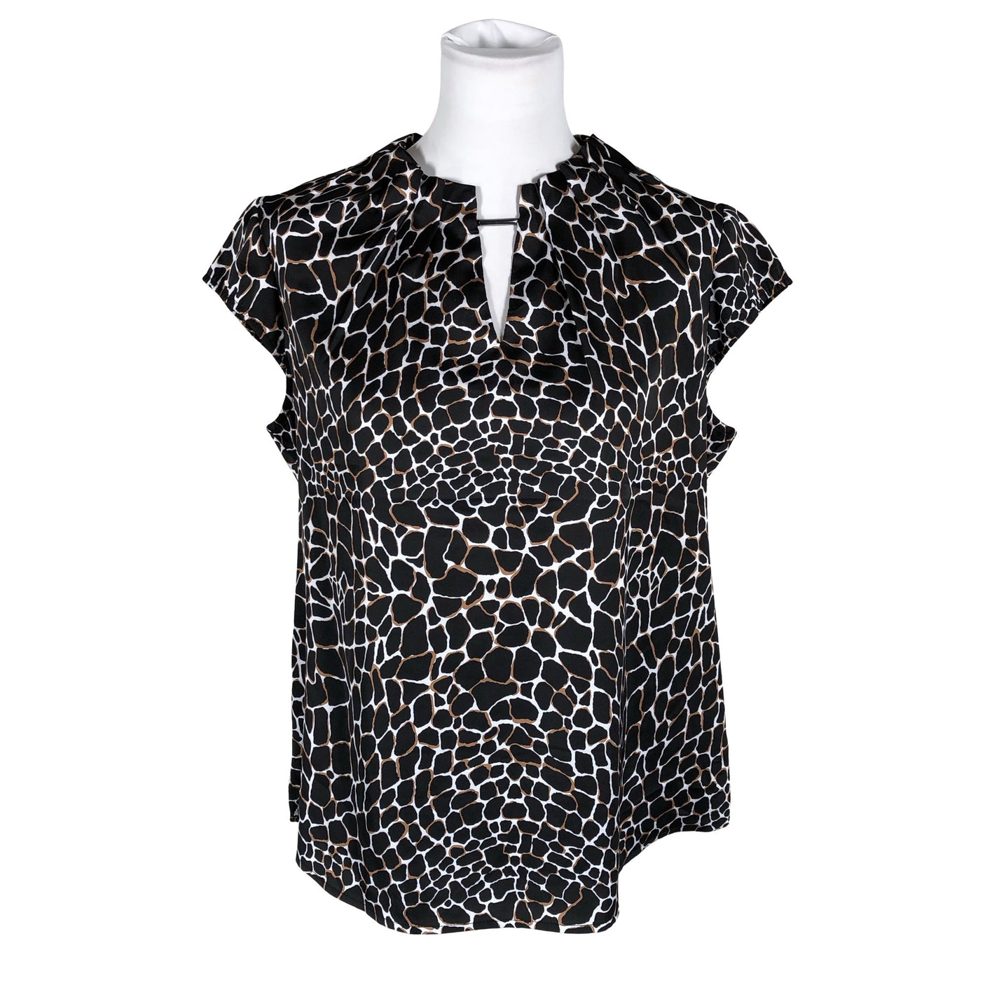 Unisex Comma - Short-sleeved blouse, size 40 - Black (1)