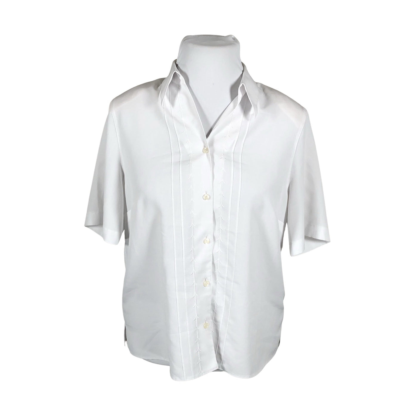 Unisex Erfo - Short-sleeved blouse, size 44 - White (1)