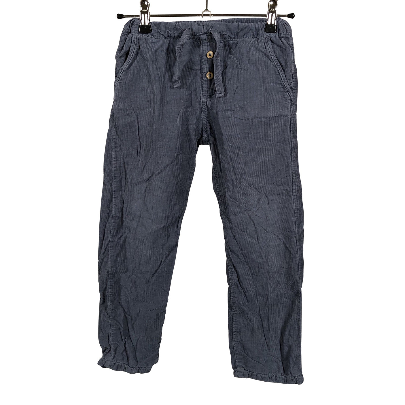 Unisex Newbie - Velvet pants, size 104 - 110 - Blue (1)