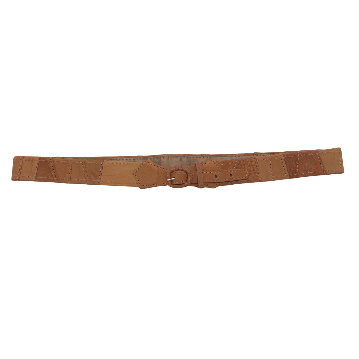 Unisex Handmade - Leather belt, size Ei kokoa - Brown (1)