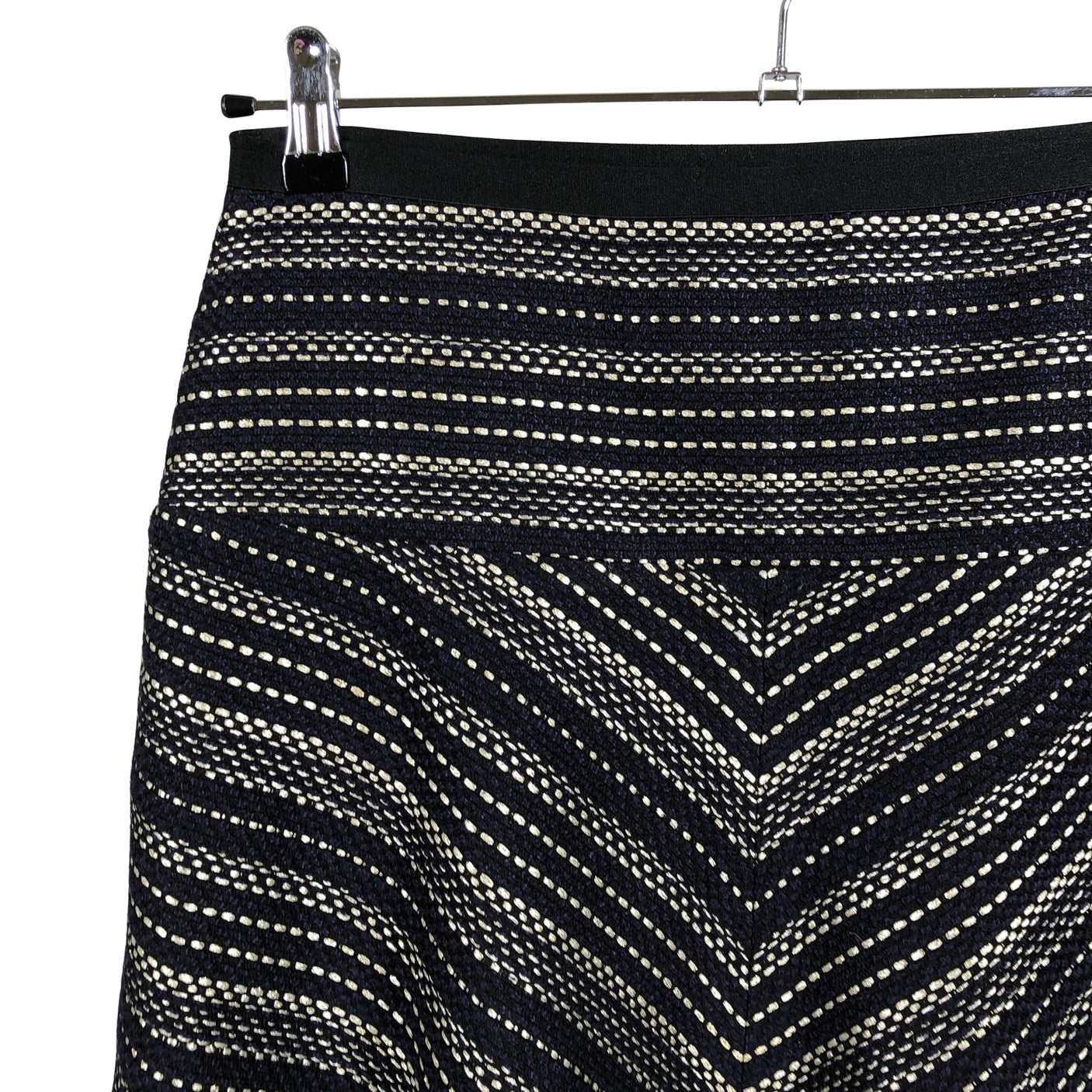 Unisex BCBG Maxazria - Fabric skirt, size 36 - Blue (2)