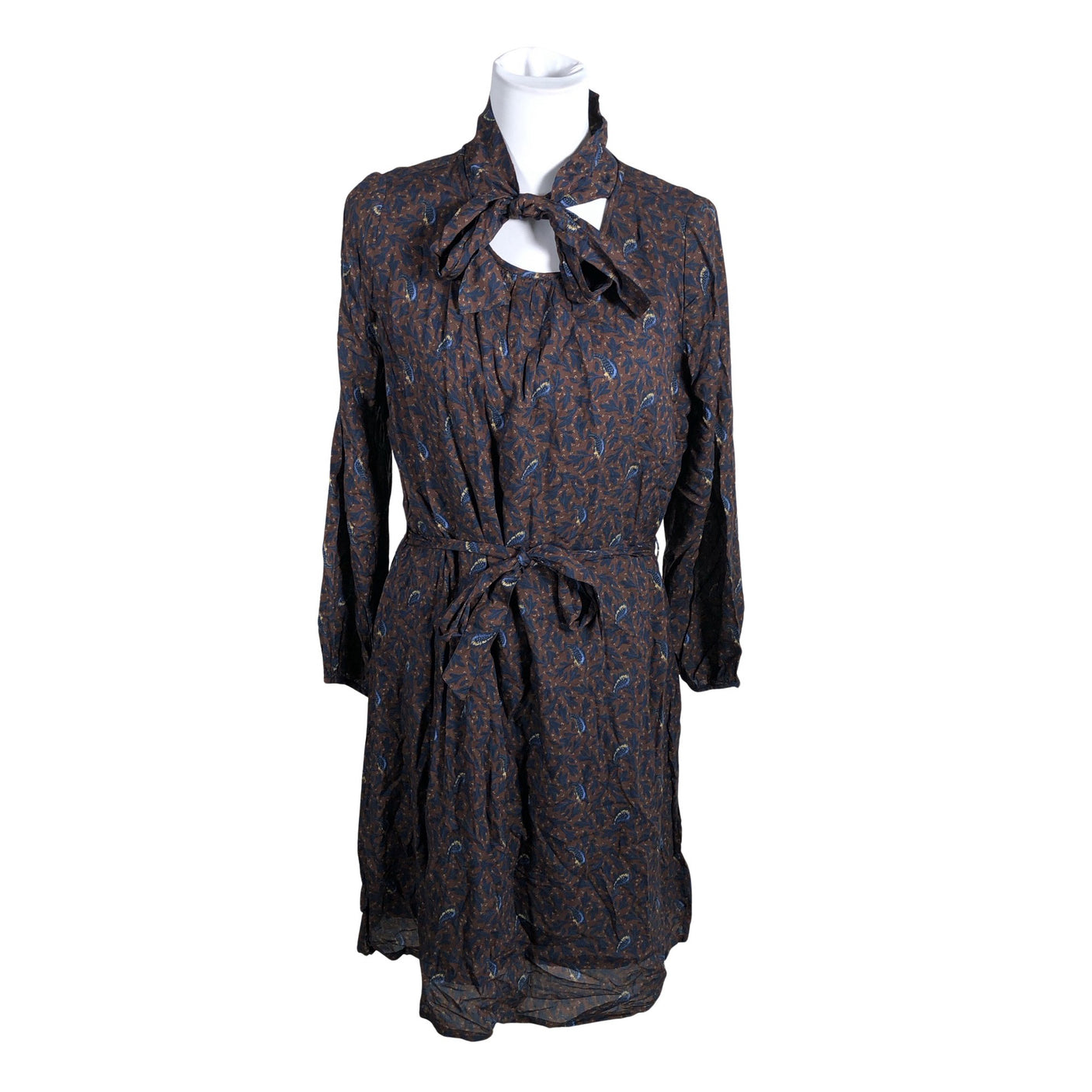 Unisex Lexington - Schiffon dress, size 38 - Brown (1)