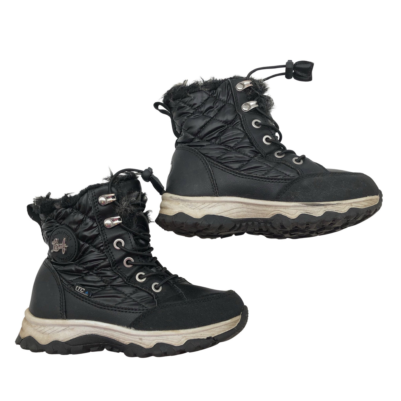 Unisex Leaf - Winter shoes, size 30 - Black (1)