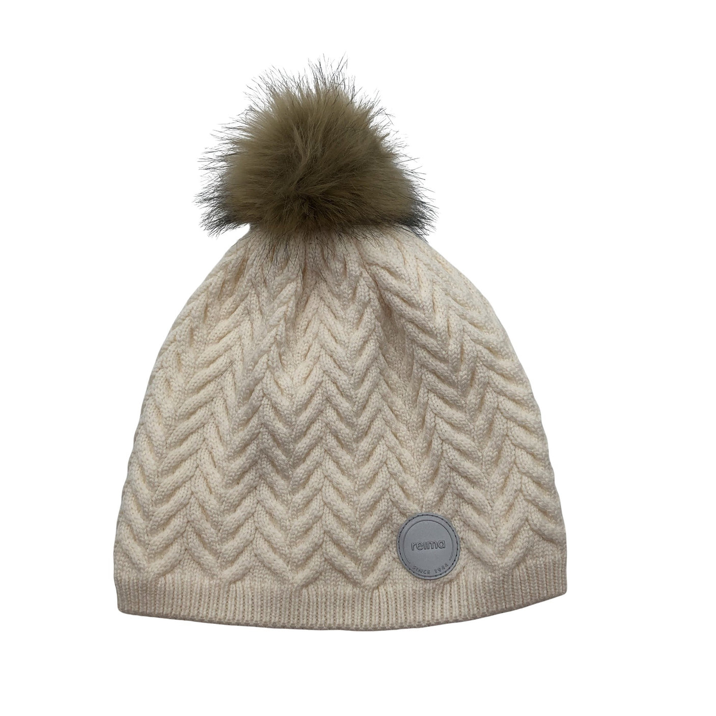 Unisex Reima - Winter beanie, size 54 - 56 cm - Beige (1)
