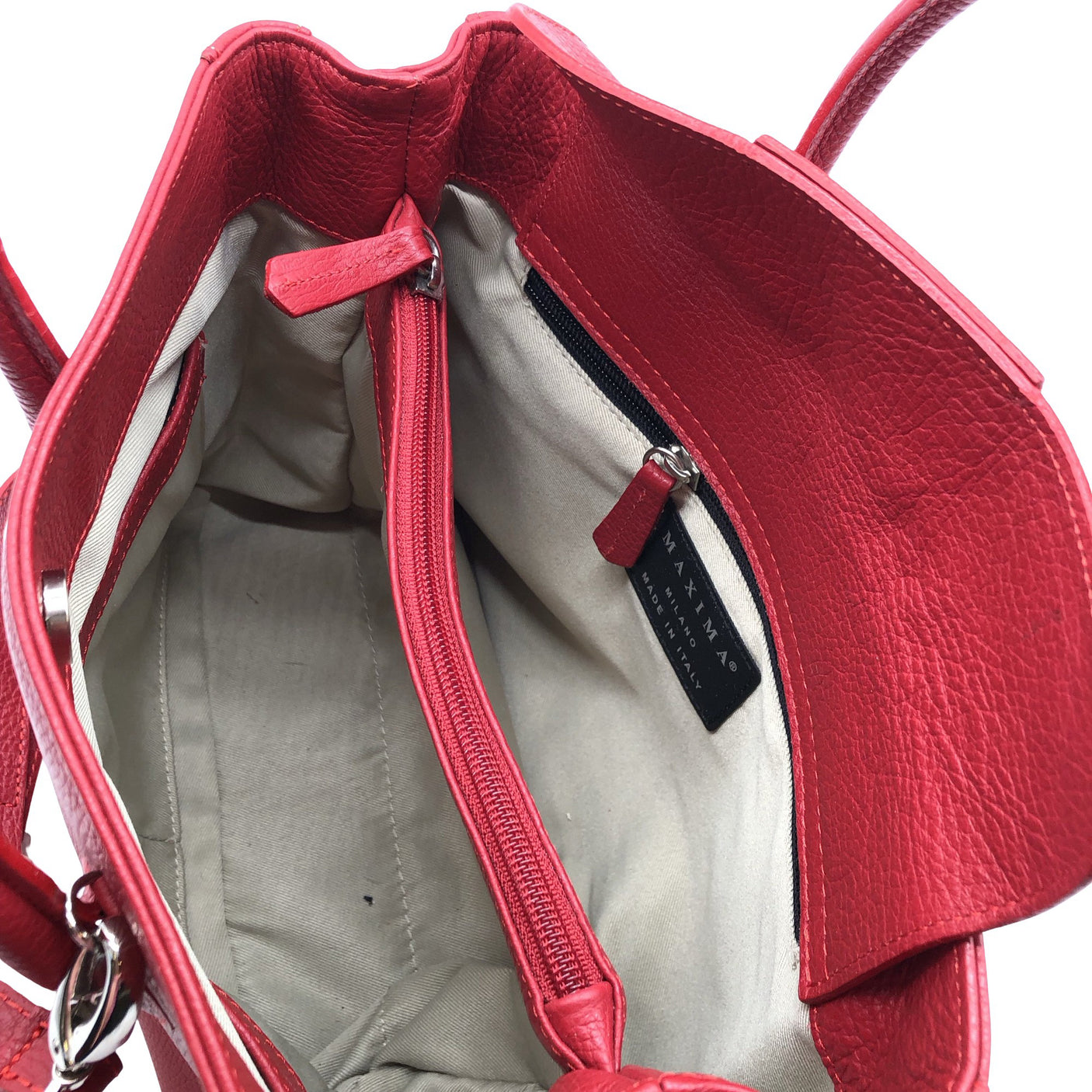 Unisex Maxima - Handbag, size Midi - Red (3)