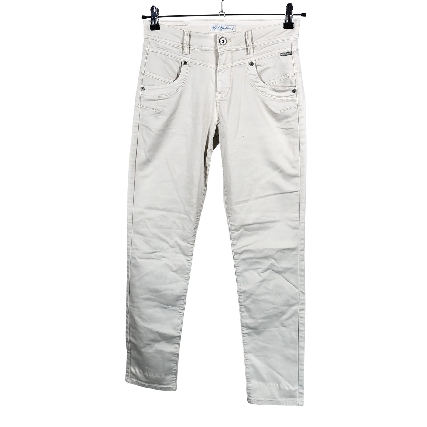 Unisex Red Button - Jeans, size 36 - Beige (1)