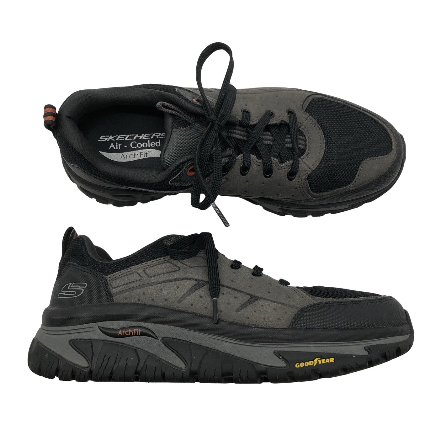 Unisex Skechers - Outdoor sneakers, size XS - Black (1)