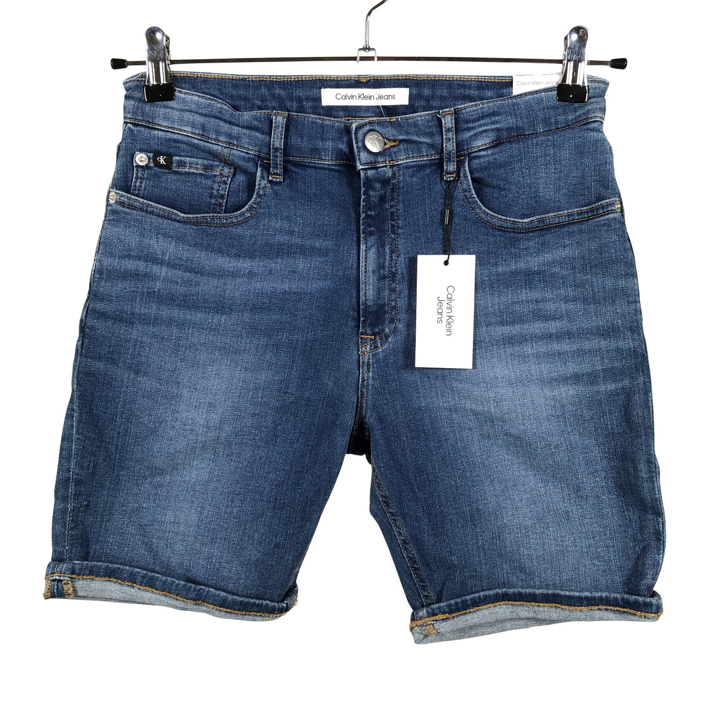Unisex Calvin Klein Jeans - Denim shorts, size 158 - 164 - Blue (1)