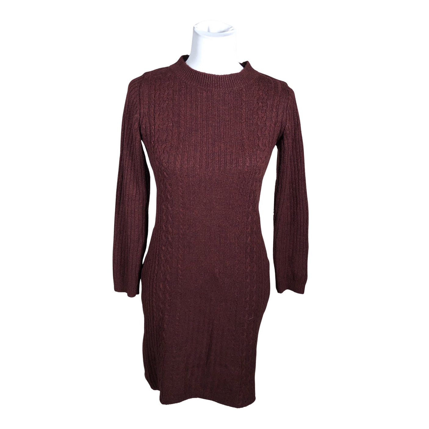 Unisex Anna Field - Knit dress, size 36 - Wine red (1)