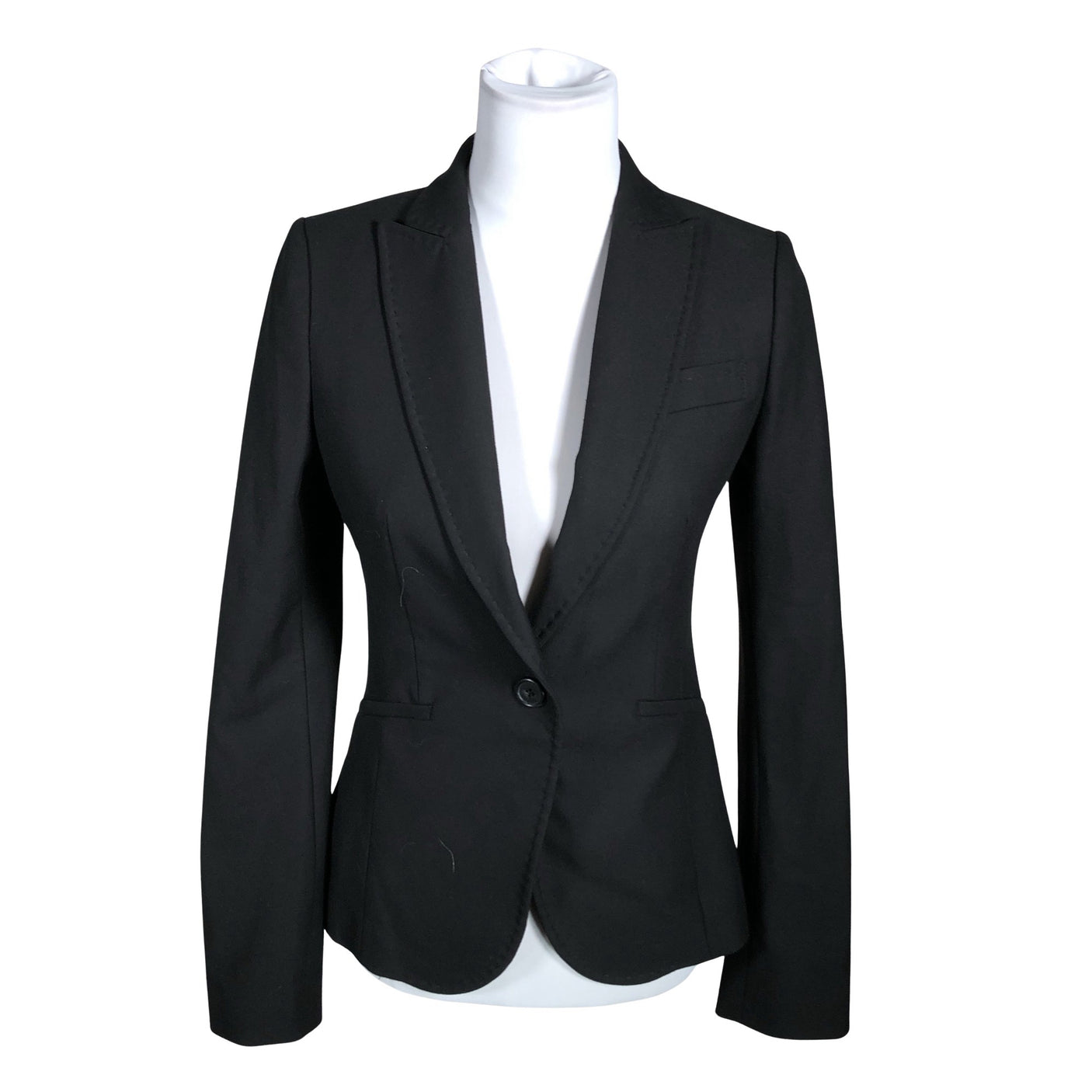 Unisex Benetton - Jacket, size 34 - Black (1)