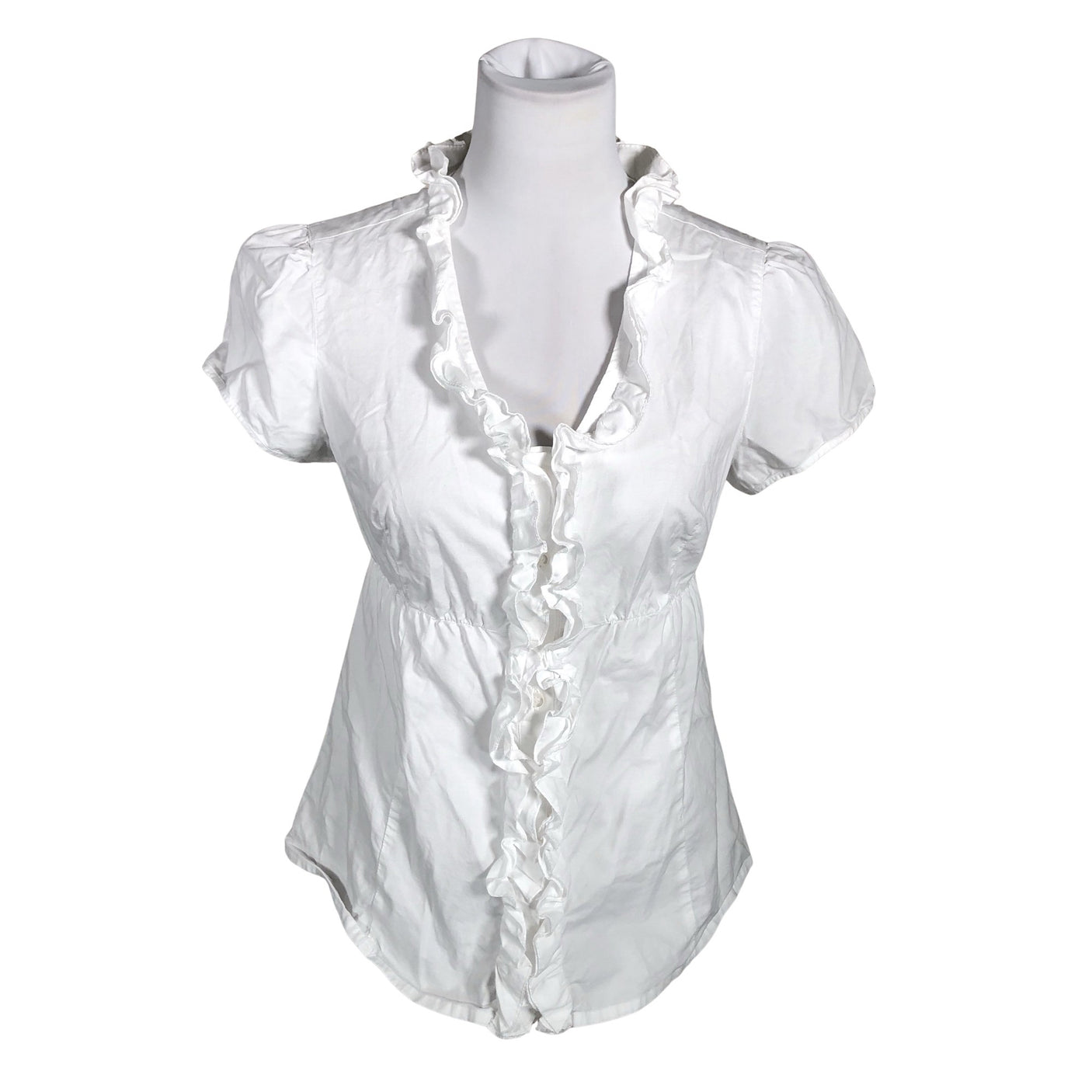 Unisex Andiata - Short-sleeved blouse, size 38 - White (1)