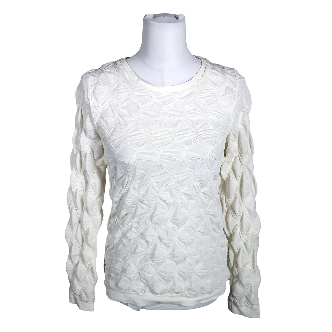 Unisex Selected - Tricot shirt, size 34 - Natural white (1)