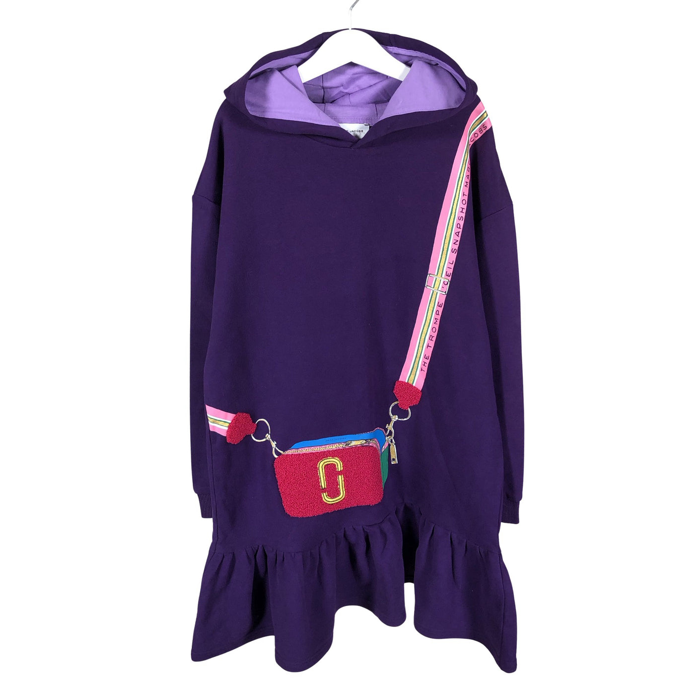 Unisex Marc Jacobs - Sweatshirt dress, size 146 - 152 - Violet (1)