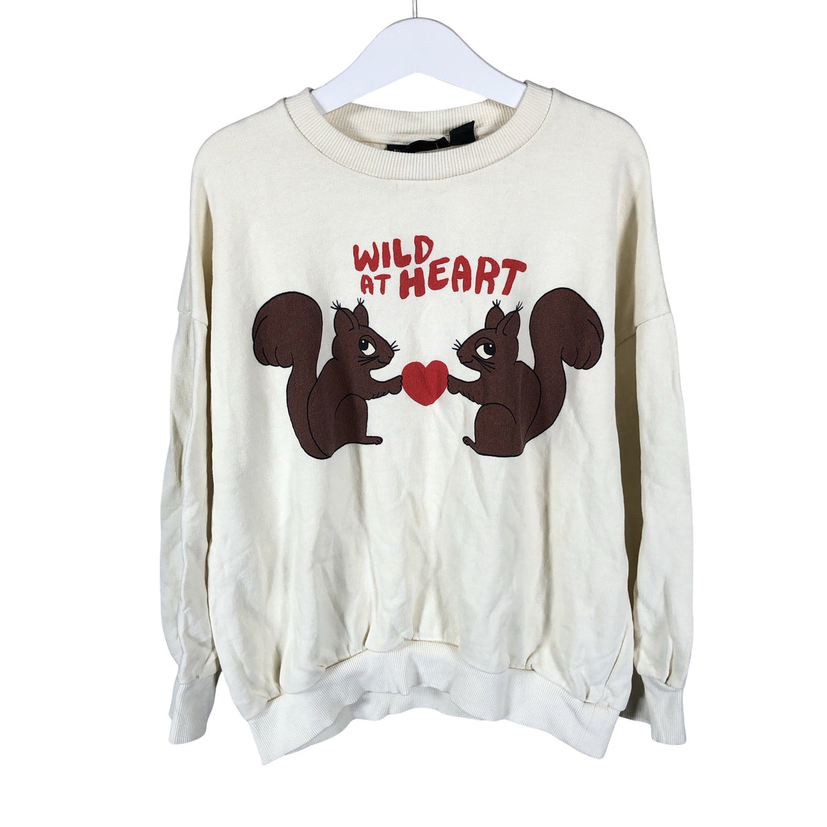 Unisex Mini Rodini - Sweatshirt, size 140 - 146 - Natural white (1)
